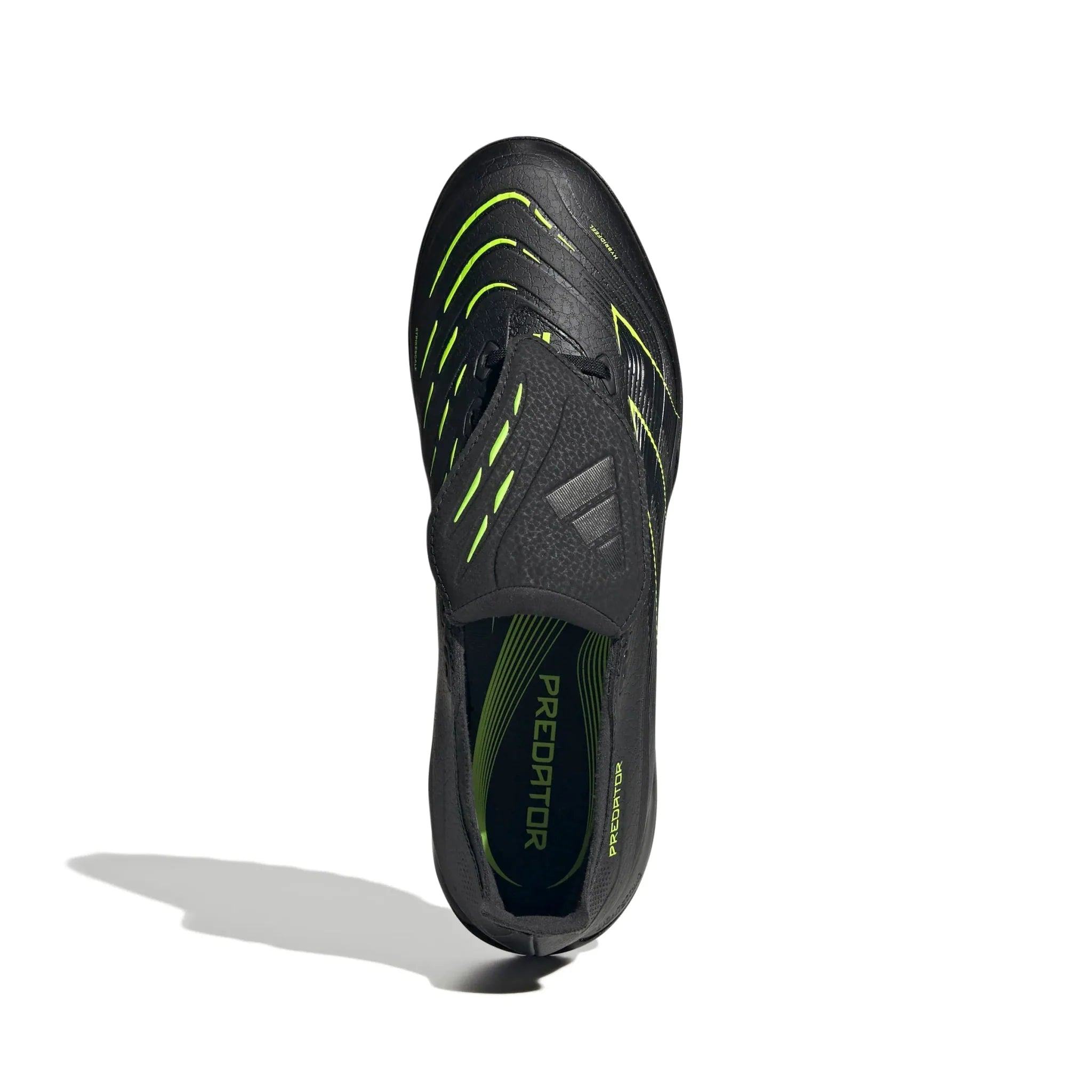 adidas Predator League Fold-Over Tongue Turf Soccer Shoes - Electric Stealth Pack (FA25)