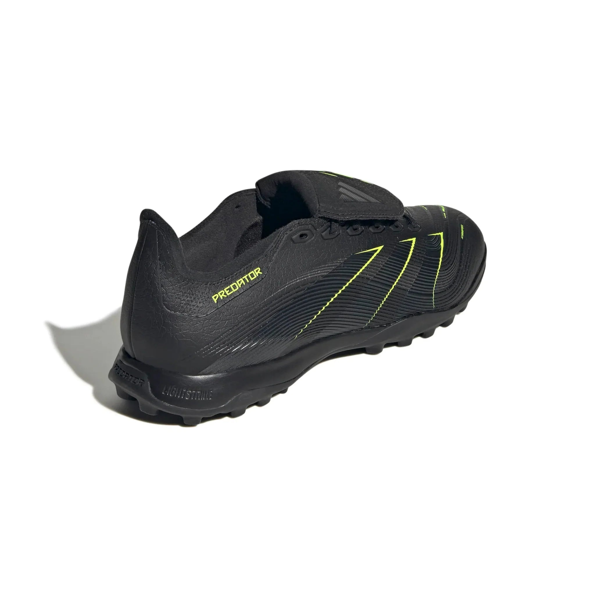 adidas Predator League Fold-Over Tongue Turf Soccer Shoes - Electric Stealth Pack (FA25)