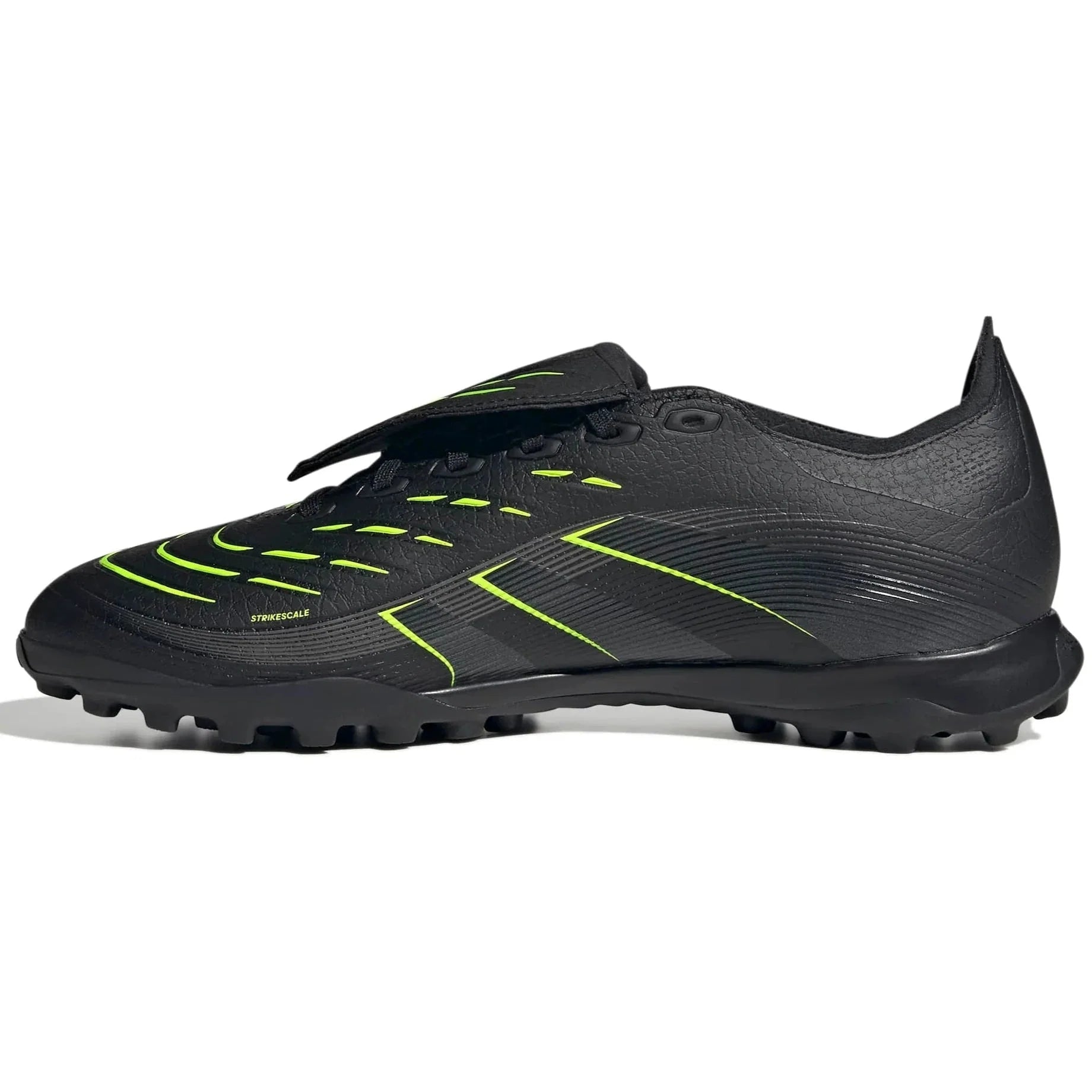 adidas Predator League Fold-Over Tongue Turf Soccer Shoes - Electric Stealth Pack (FA25)