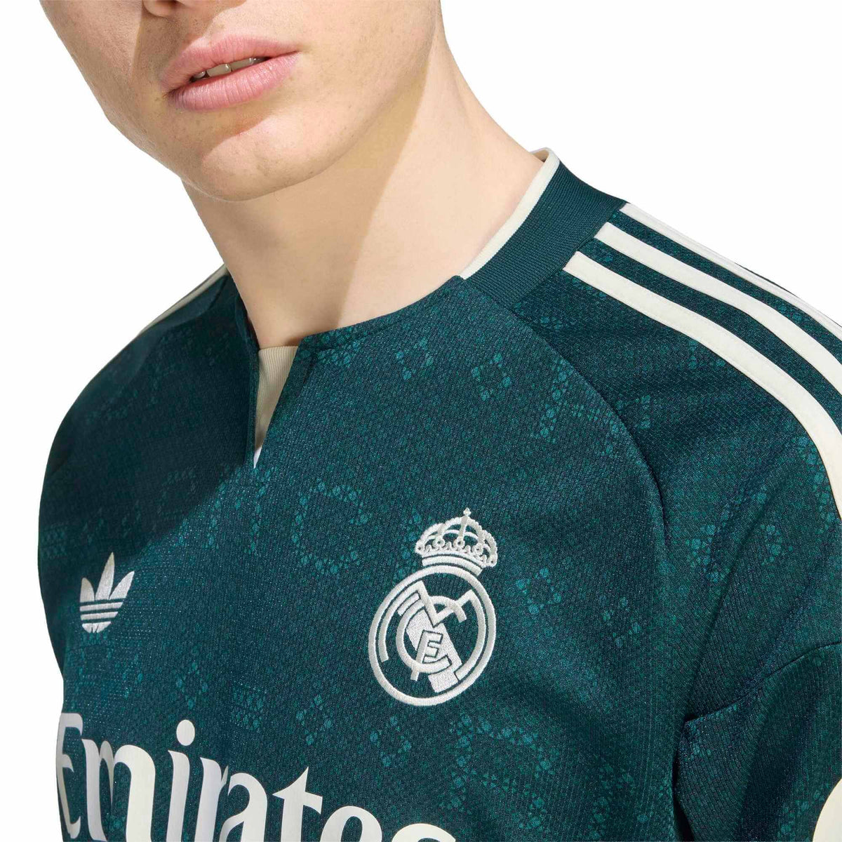 adidas 2026-27 Real Madrid Men's Stadium Away Long-Sleeve Soccer Jersey
