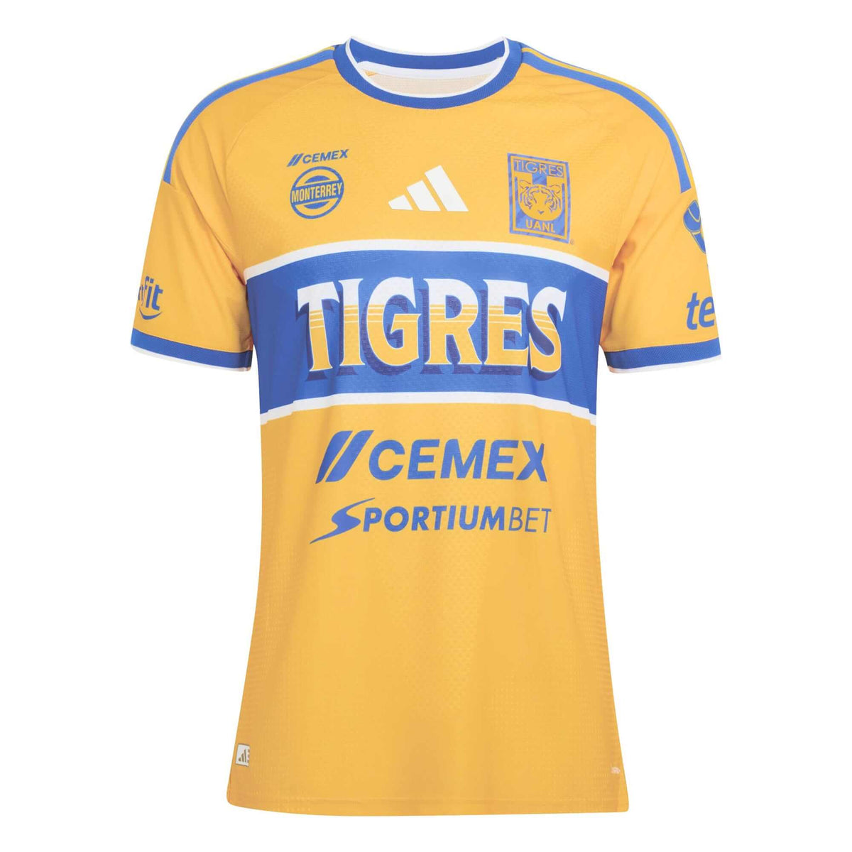 adidas 2026-27 Tigres Men's Authentic Home Soccer Jersey