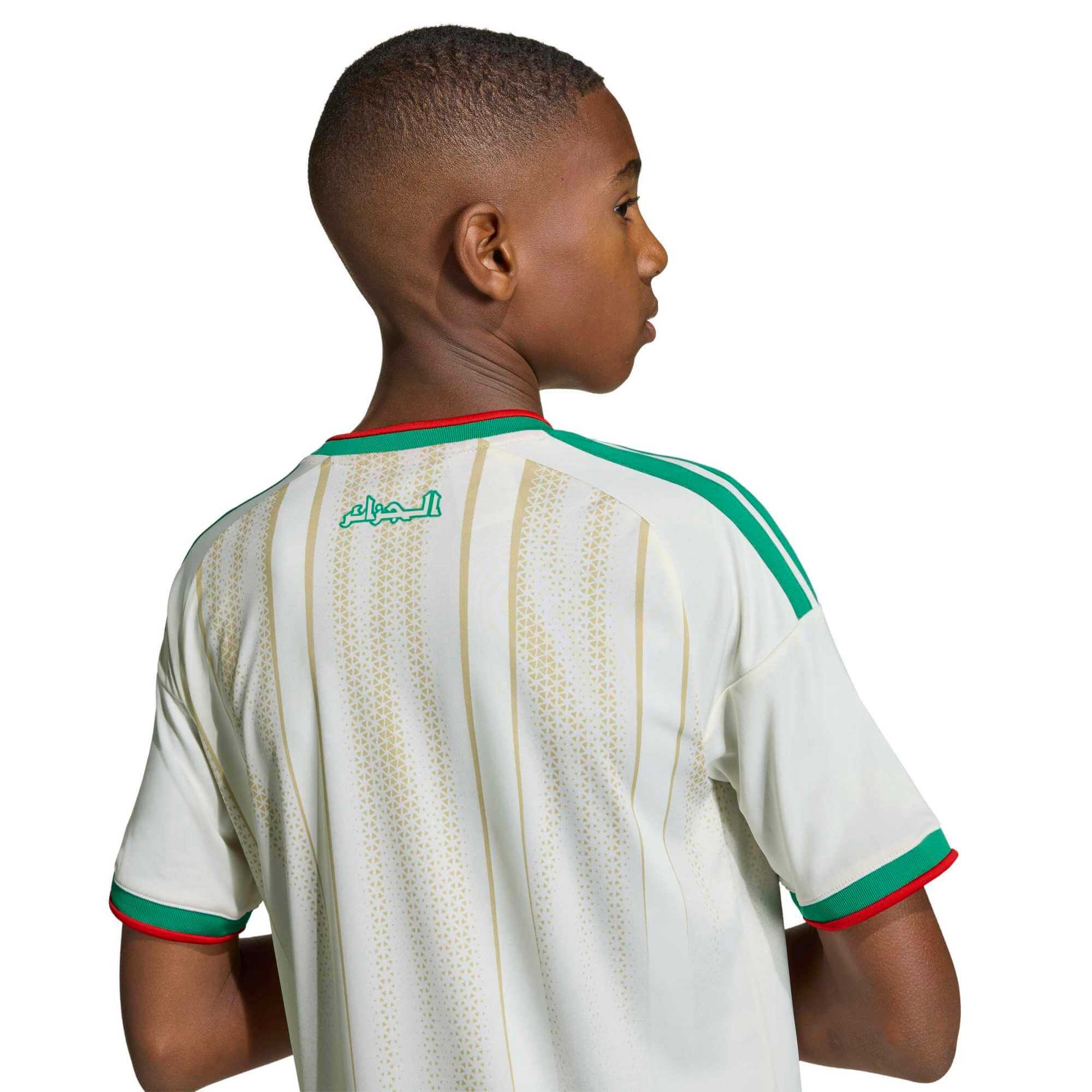 adidas 2026 Algeria Youth Stadium Home Soccer Jersey
