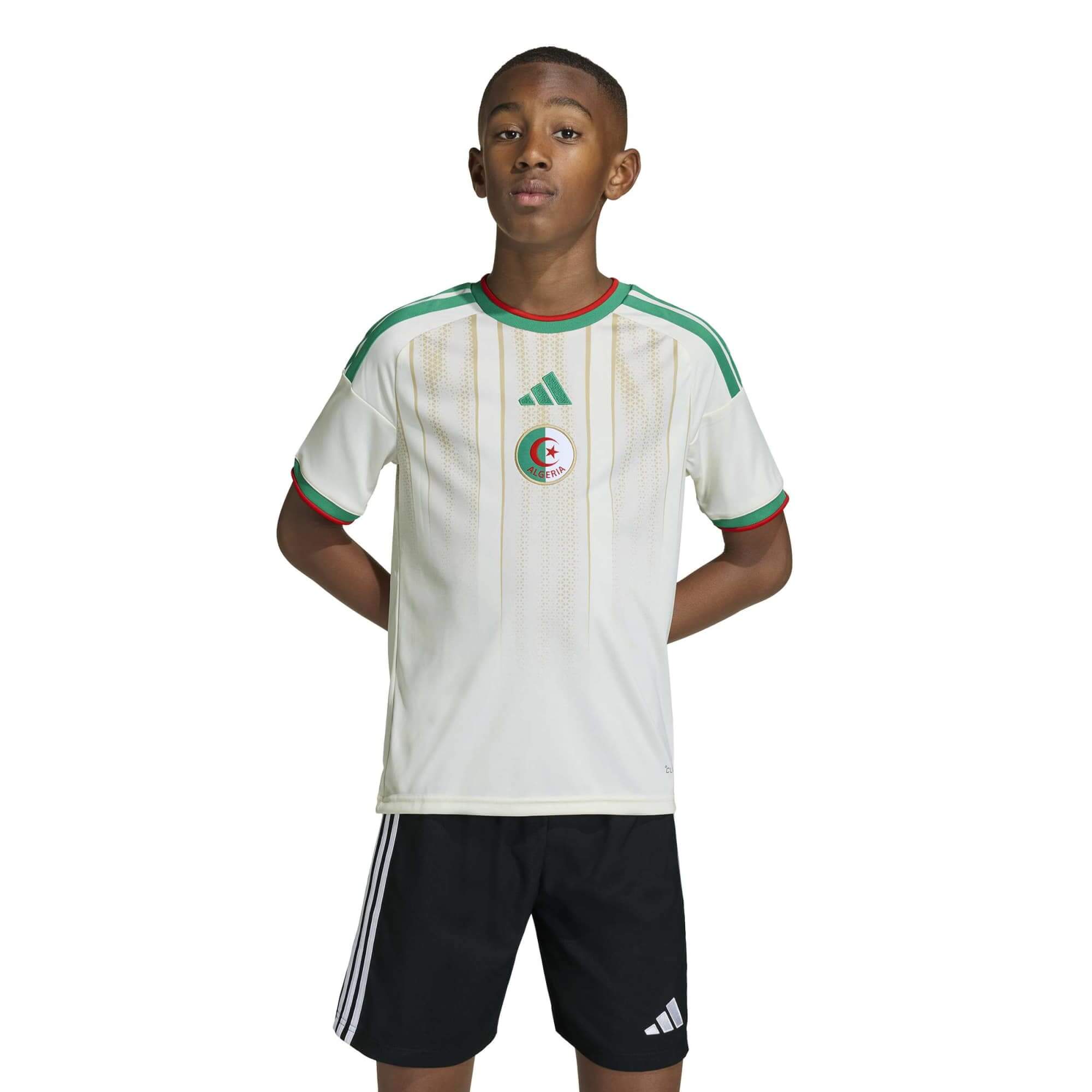 adidas 2026 Algeria Youth Stadium Home Soccer Jersey