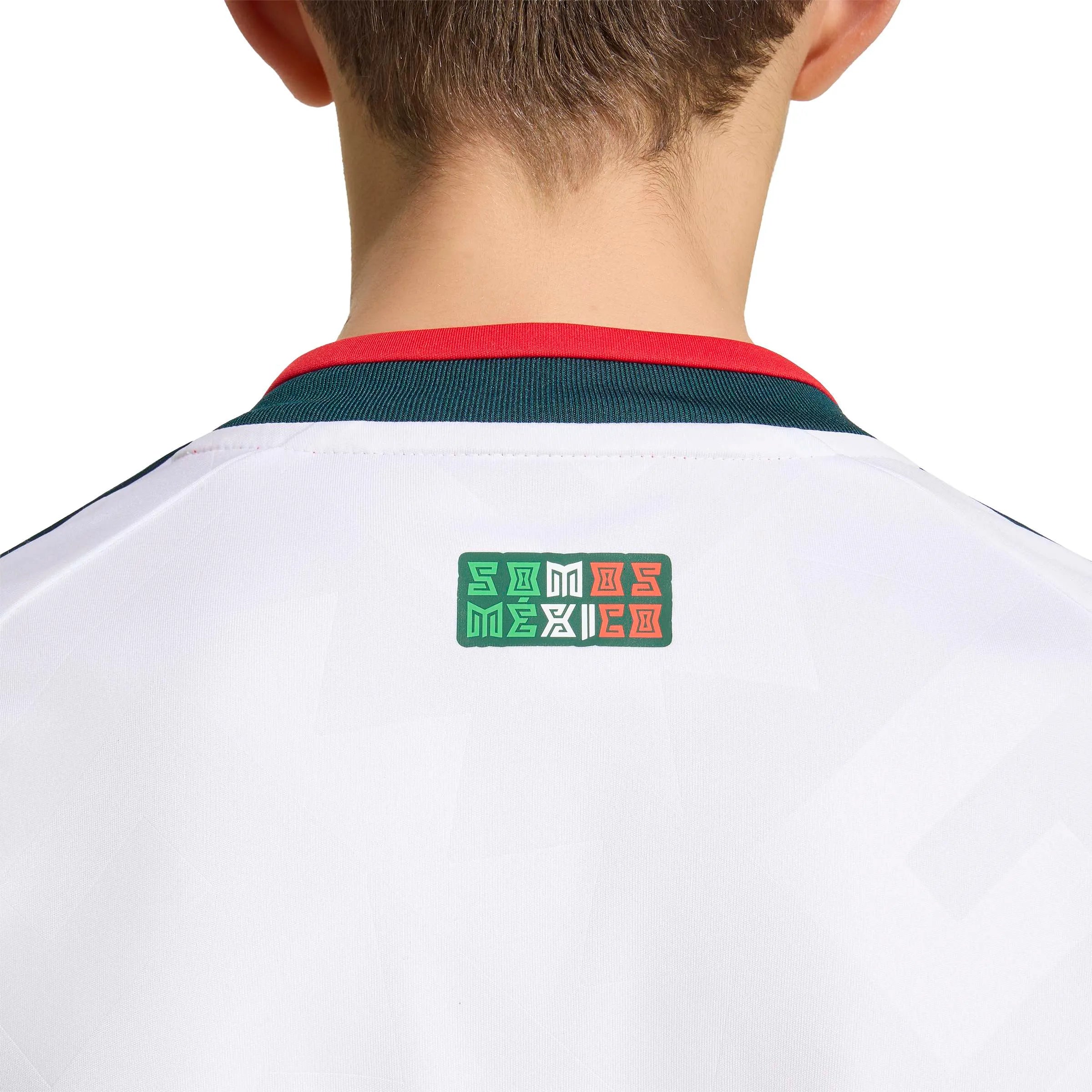 adidas 2026 Mexico Youth Stadium Away Long-Sleeve Soccer Jersey