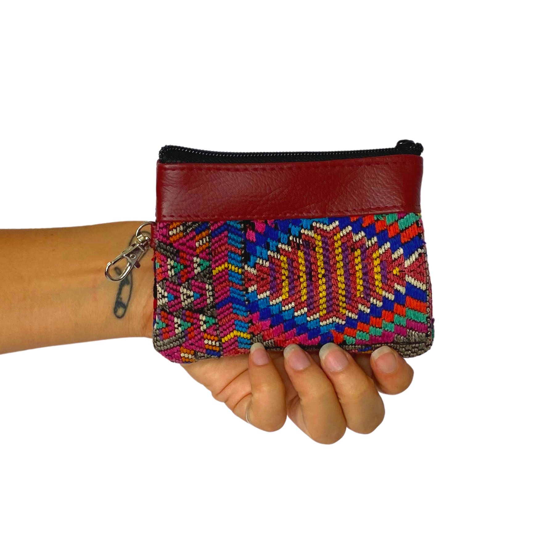Monedero de Piel Vegana Huipil Ana - Guatemala