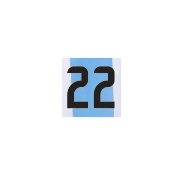 Argentina 2024/25 Home L. Martinez #22 Youth Jersey Name Set