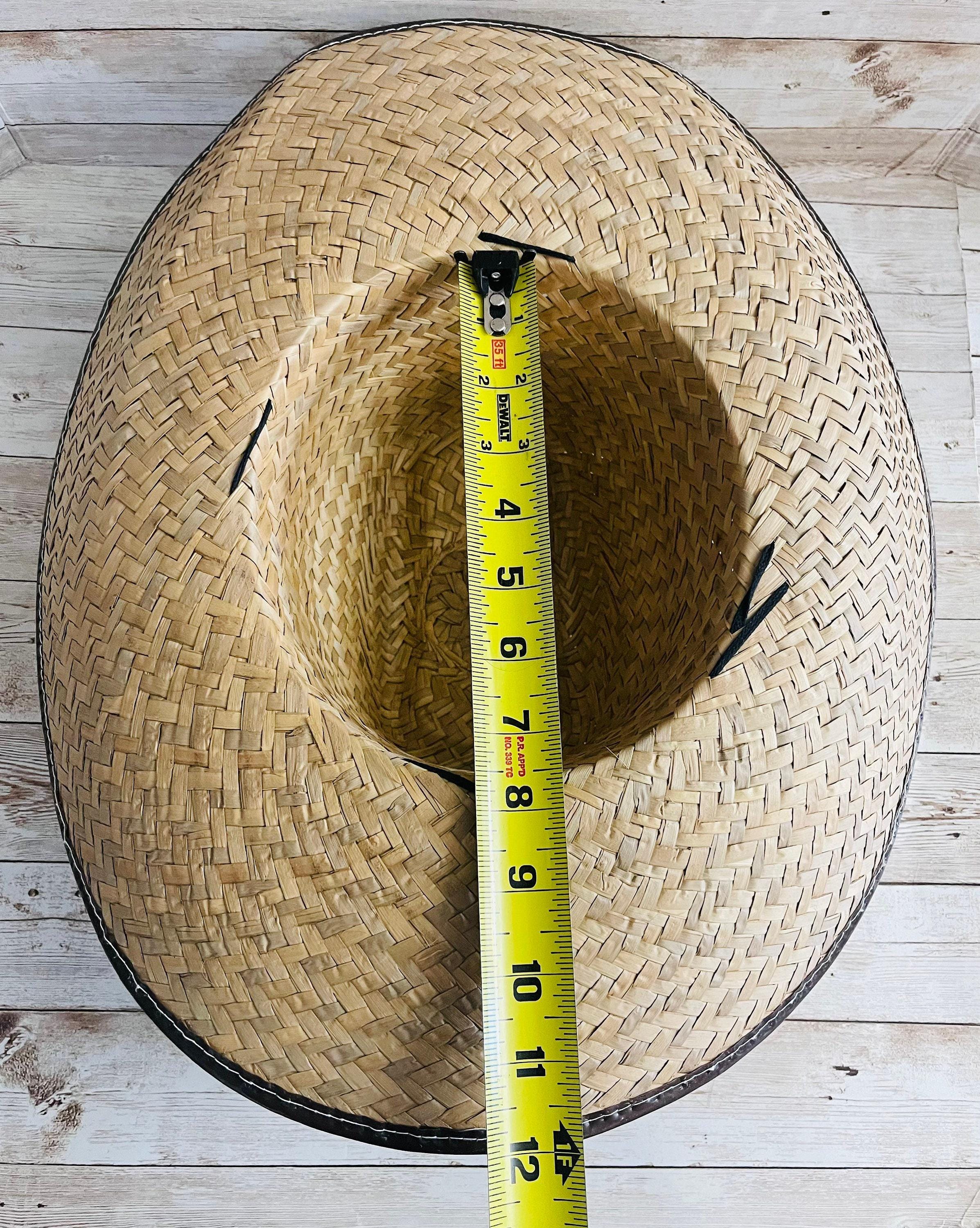 Cowboy Mexican Palm Leaf Straw Hat Sombrero Vaquero Artesanal de Palma