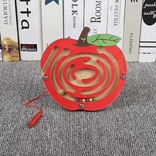 Baby Wooden Toy for Children Magnetic Maze Balance Board Wood game , Maze Puzzle baby Toys  0-12Months