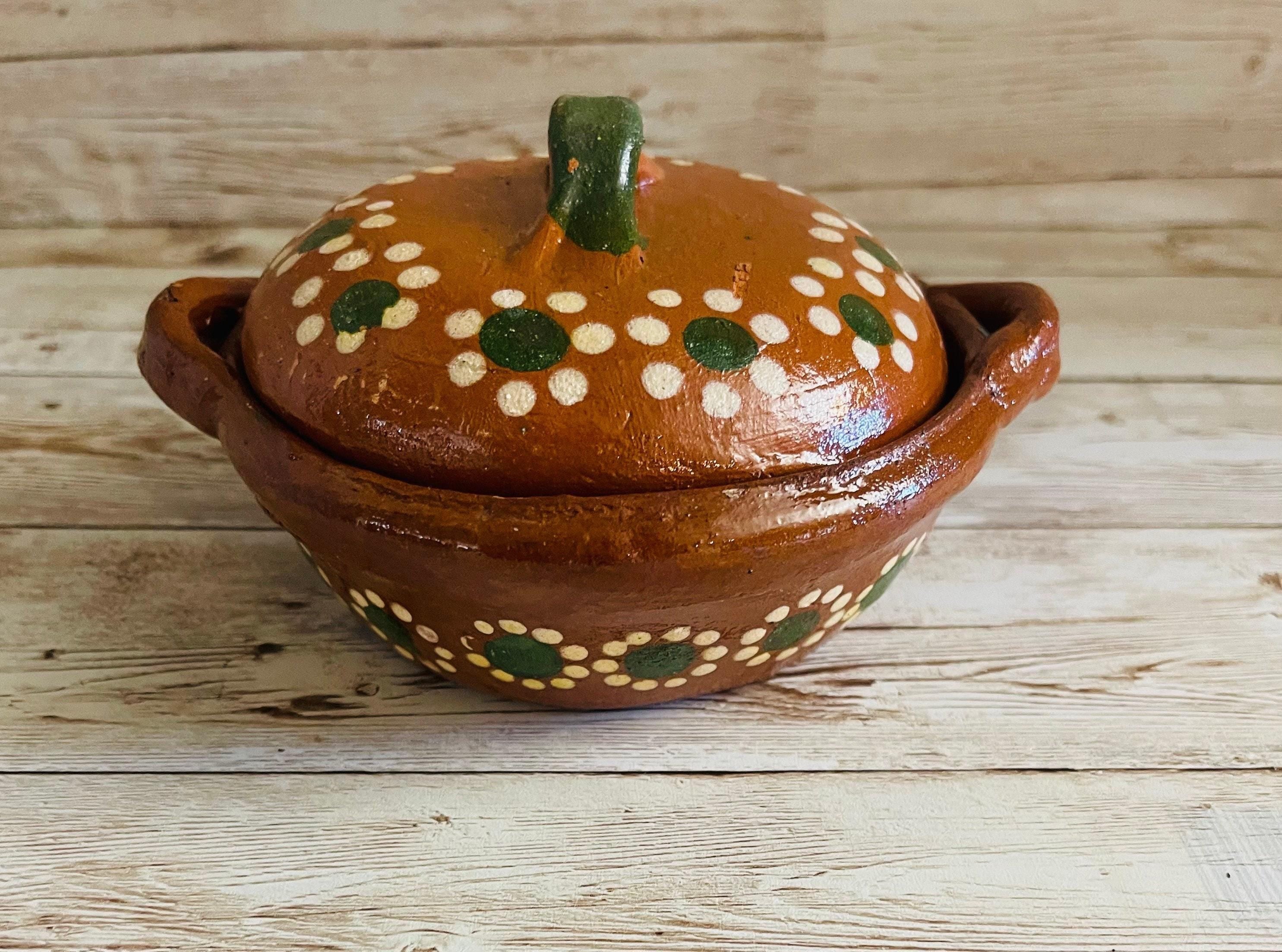 2 Mini Cazuelitas de Barro 2 Mini Clay Pots