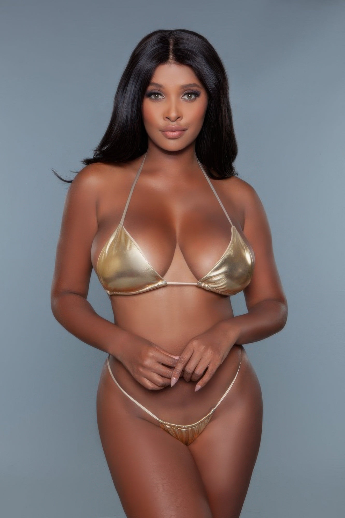 Gold Metallic Bikini for Women - Perfect Swimwear