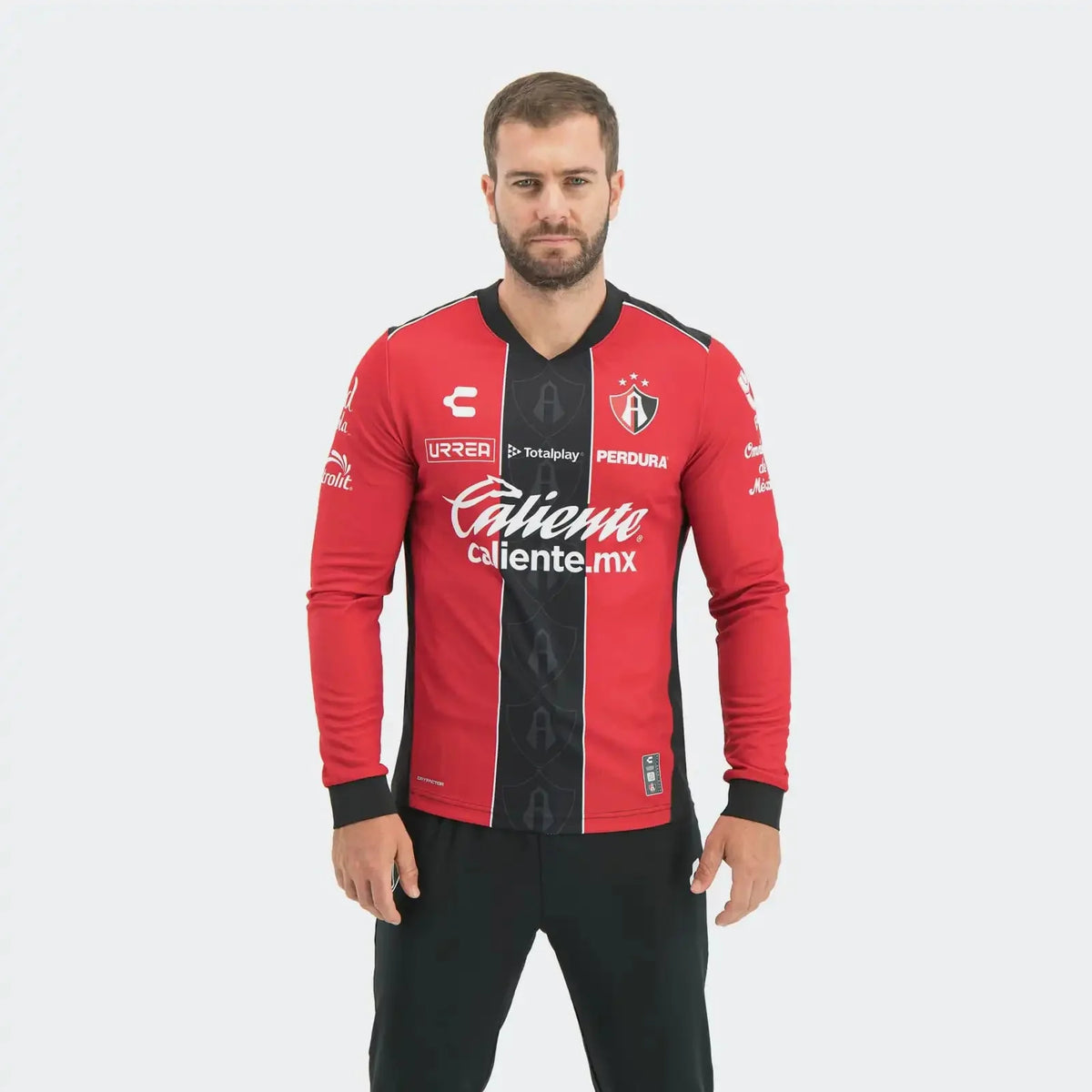 Charly 2025-26 Atlas Men's Stadium Home Long-Sleeve Soccer Jersey
