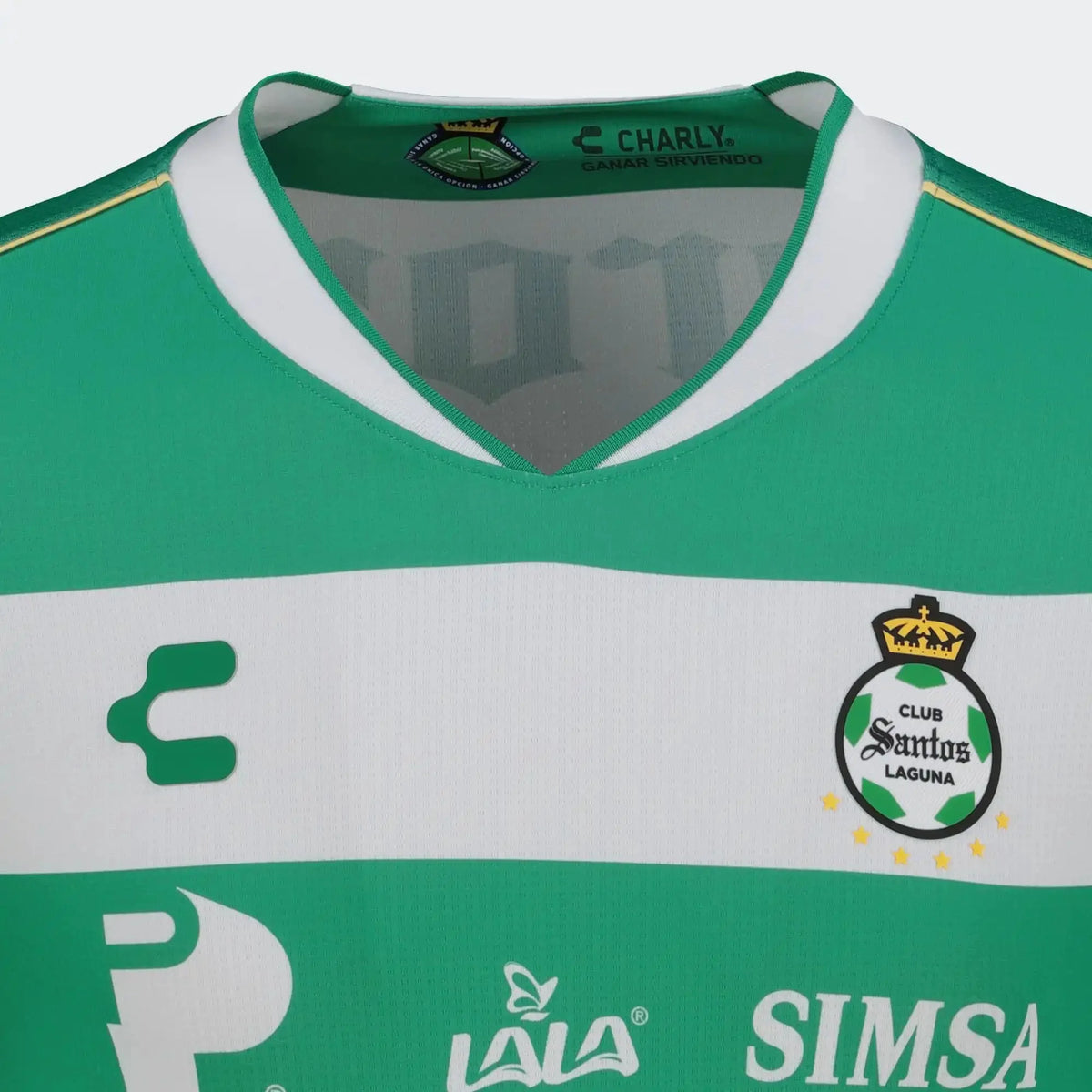 Charly 2025-26 Santos Men's Stadium Home Long-Sleeve Soccer Jersey