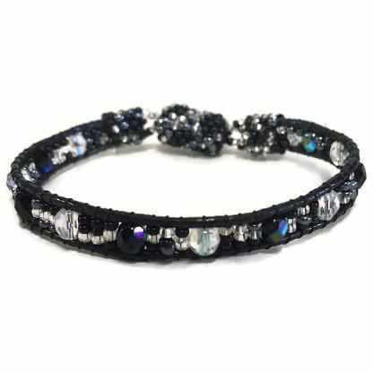 Pulsera de cuero con cierre magnético - Guatemala