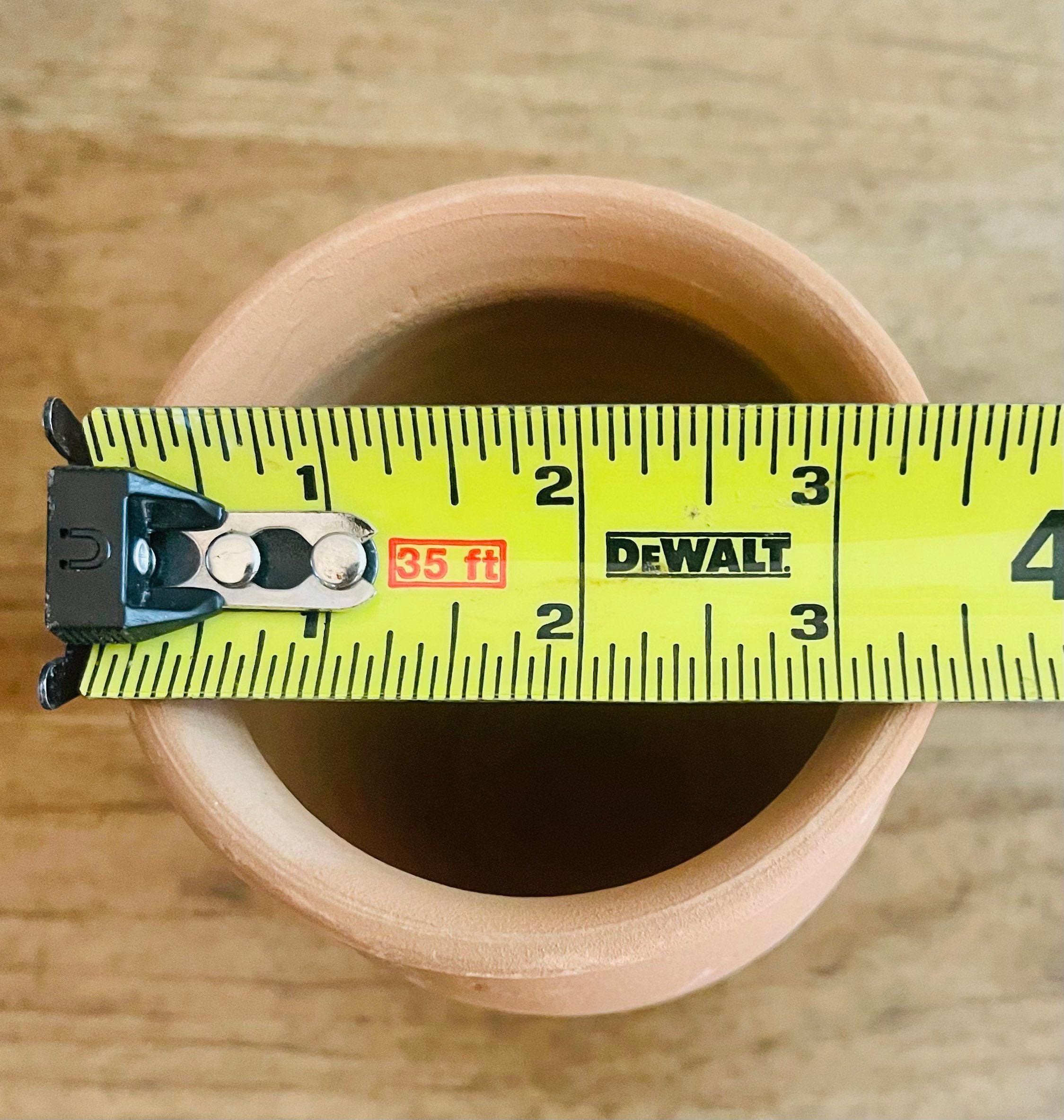 Cantaritos de Barro Clay Cups 5 and 6 Inches Tall