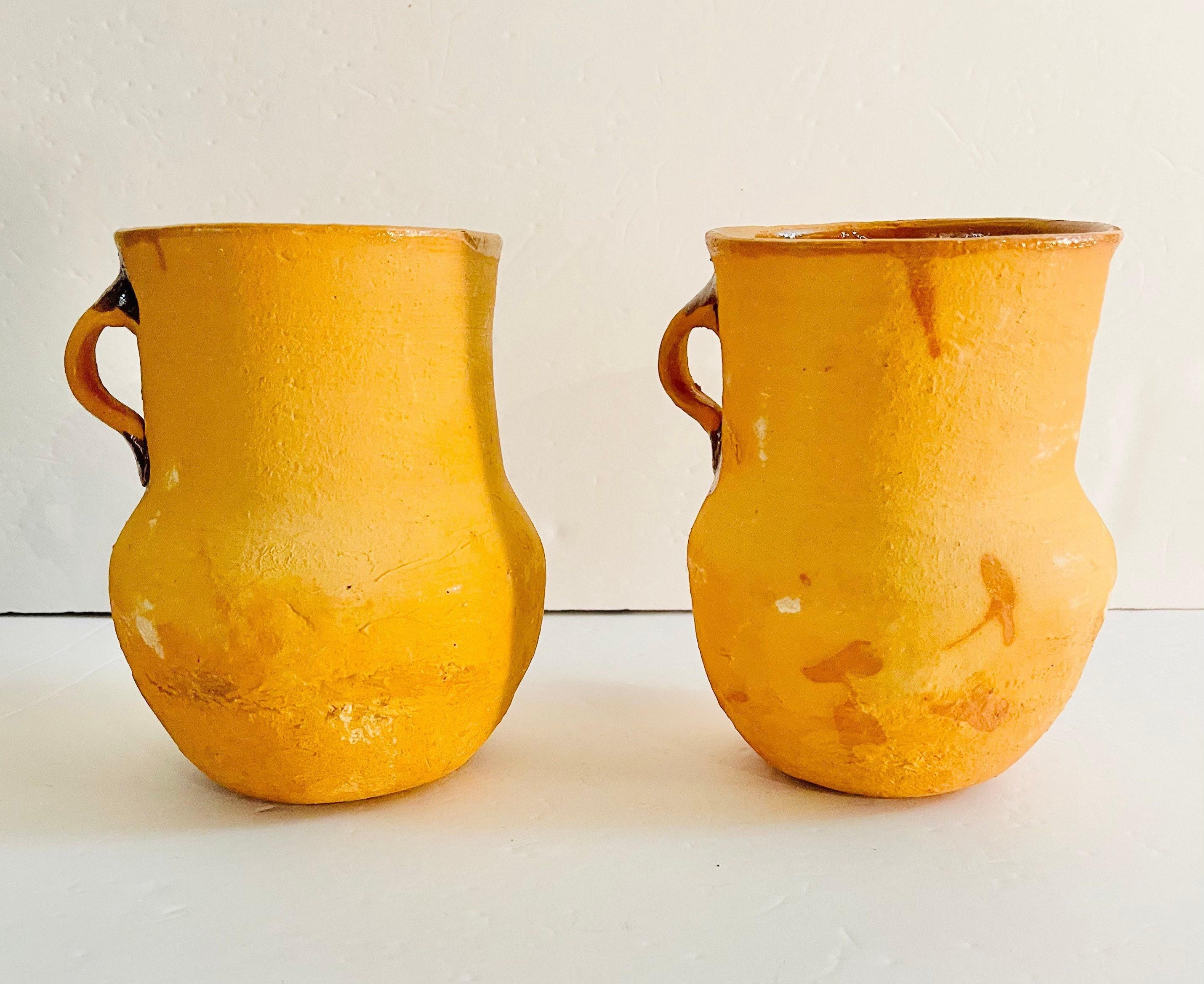 Cantaritos de Barro Clay Cups 6 Inches Tall