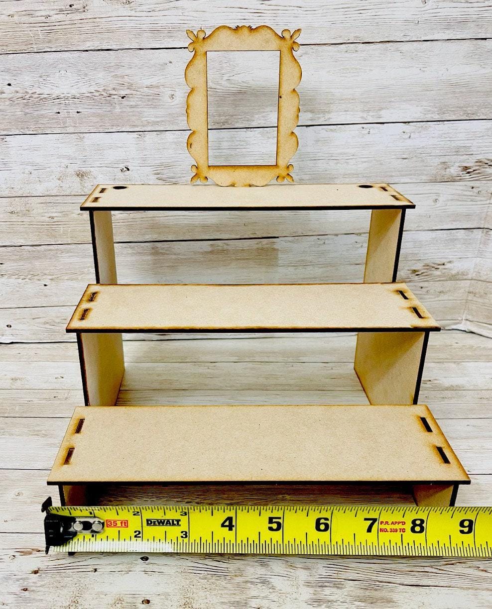 Altar de Ofrenda para Dia De Los Muertos de Madera con Anafre de Barro Day of the Dead Wood Offering Altar with Incense Burner