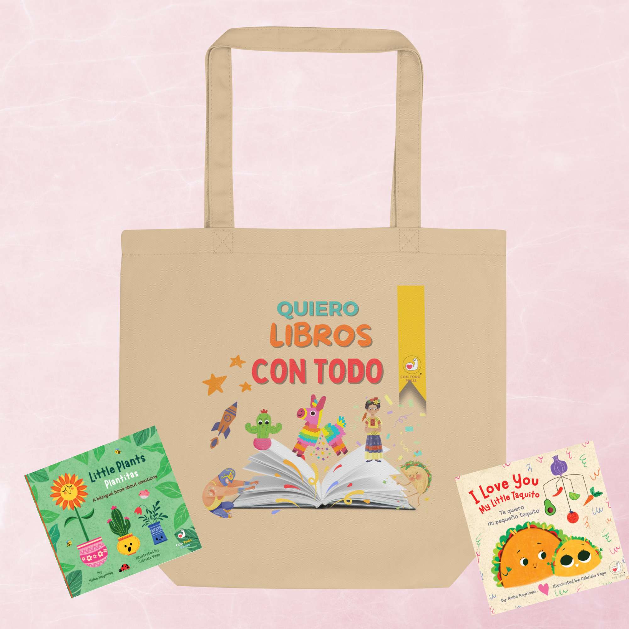 ¡Bolsa de tela! Quiero Mis Libros Con Todo
