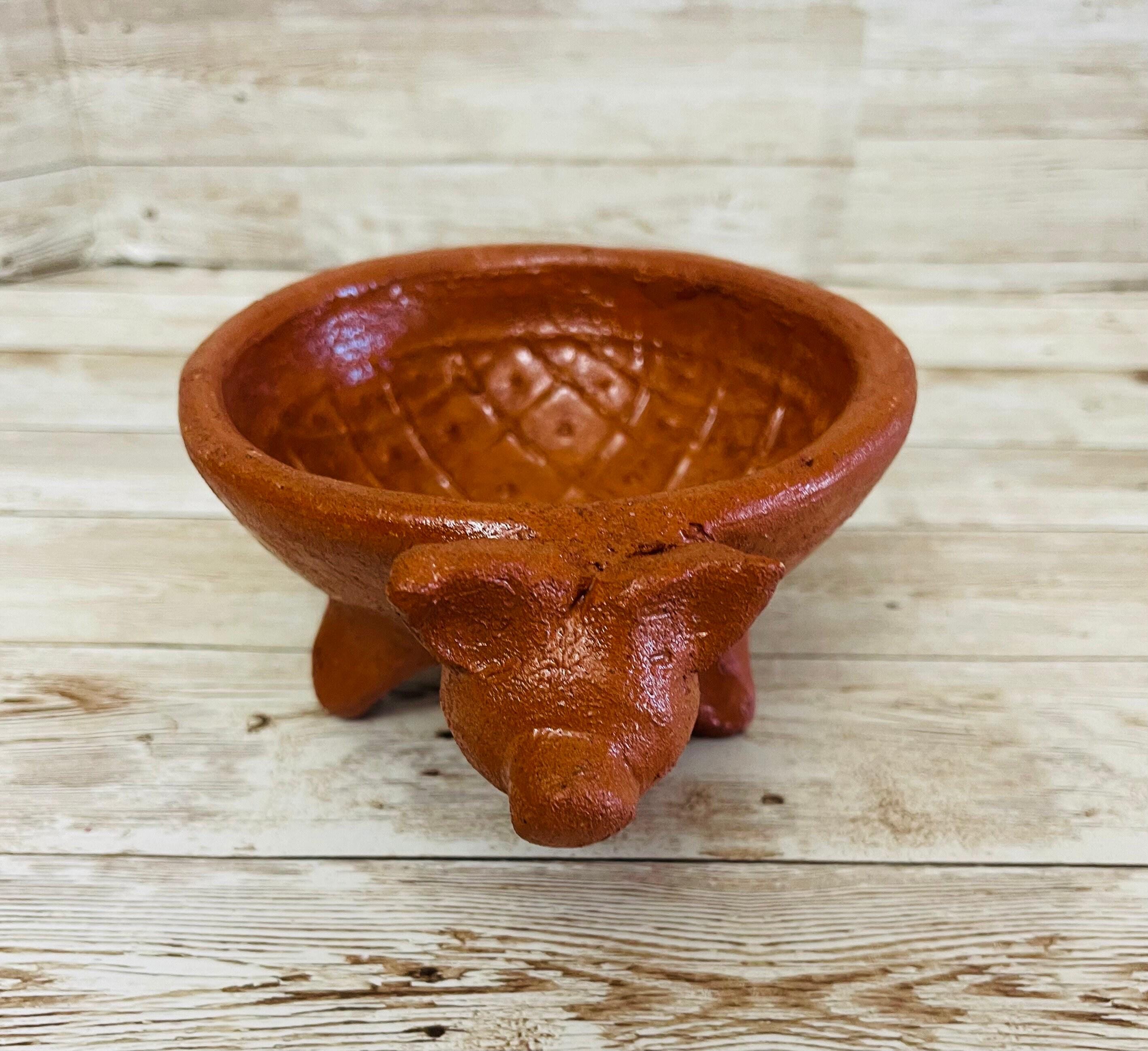 Authentic Mexican Molcajete Terra Cota Molcajete Mexicano de Barro