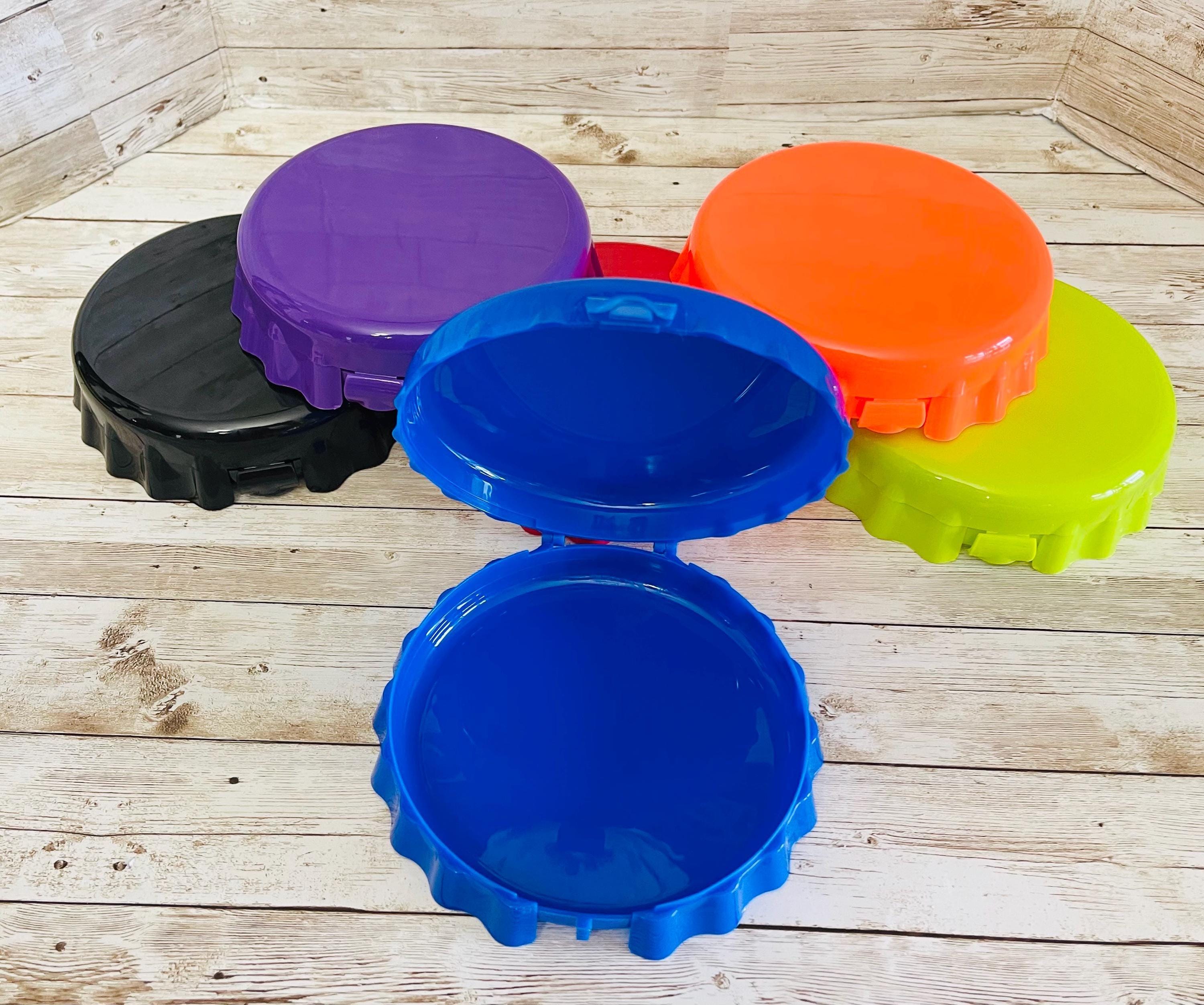 Ficheros Corcholatas para Loteria oh Guardar Monedas Cork Plastic Containers to Store Items