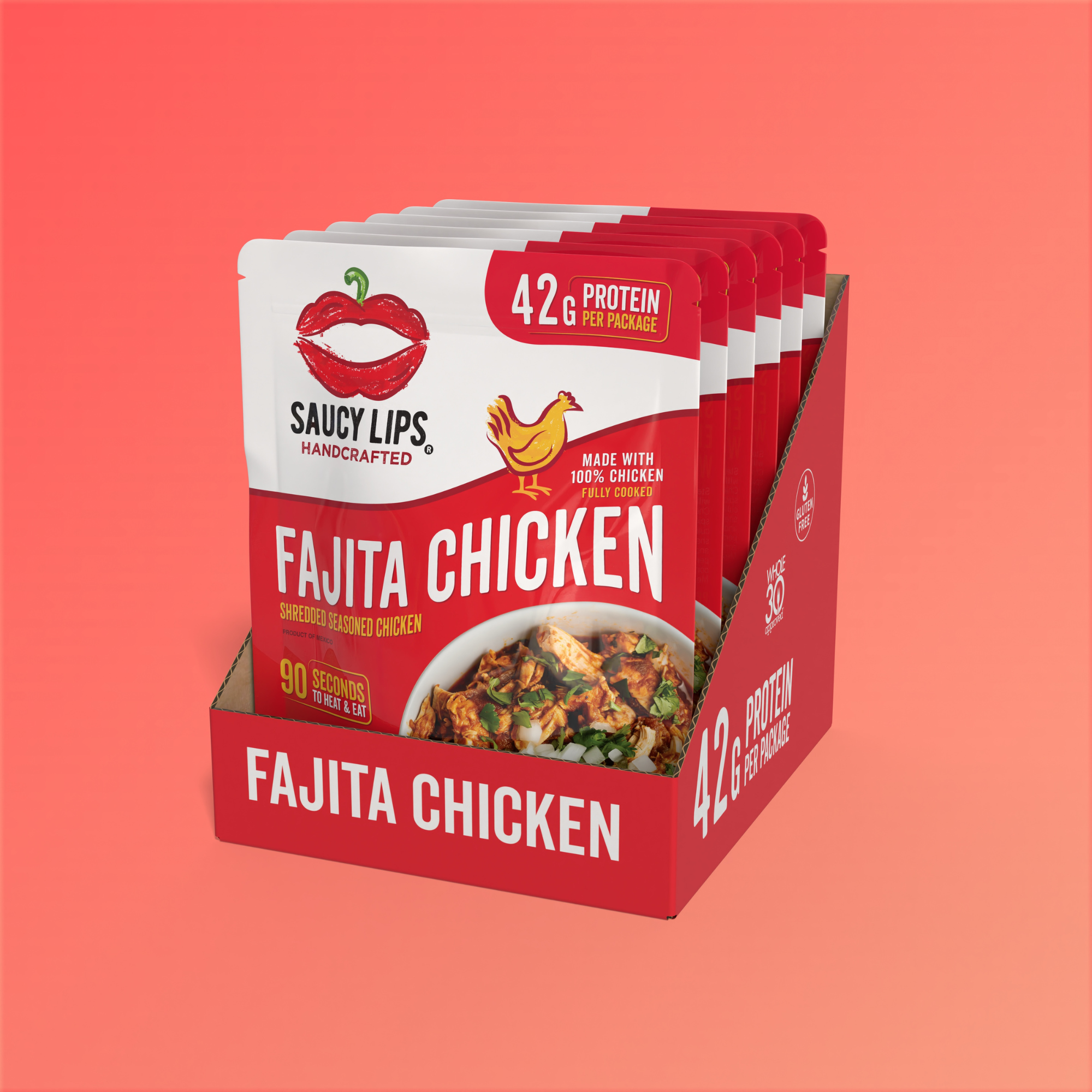 Pollo para Fajitas – 42 g de proteína | Listo en 90 segundos