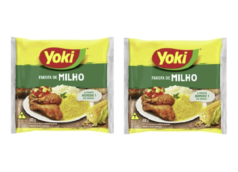 Farofa de Milho Yoki  400g (Pack of 2)