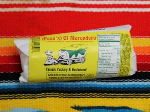 Burritos de cerdo con chile rojo y verde El Merendero (Posa's) (4 unidades)