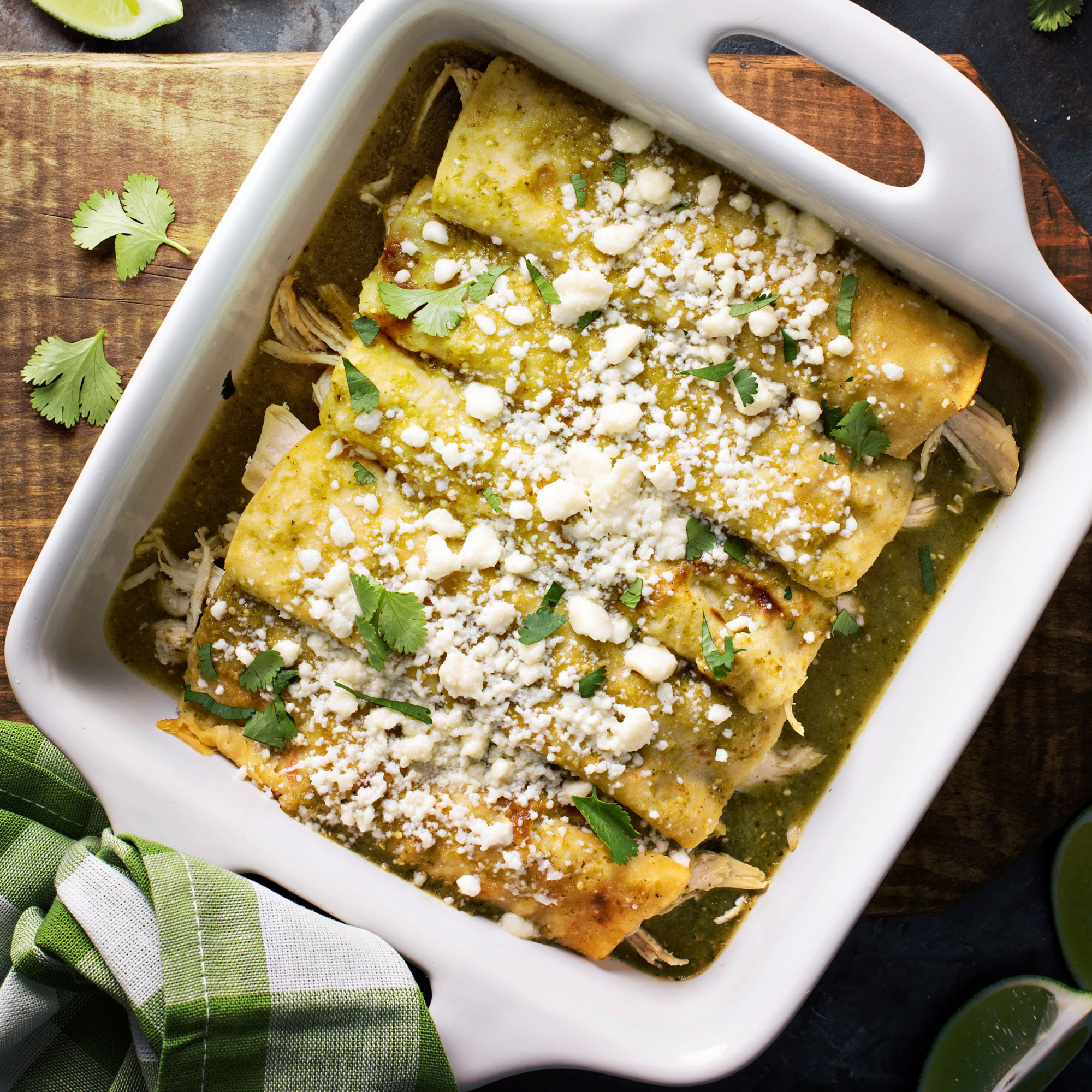 Pollo con Salsa Verde – 42g de Proteína | Listo en 90 Segundos
