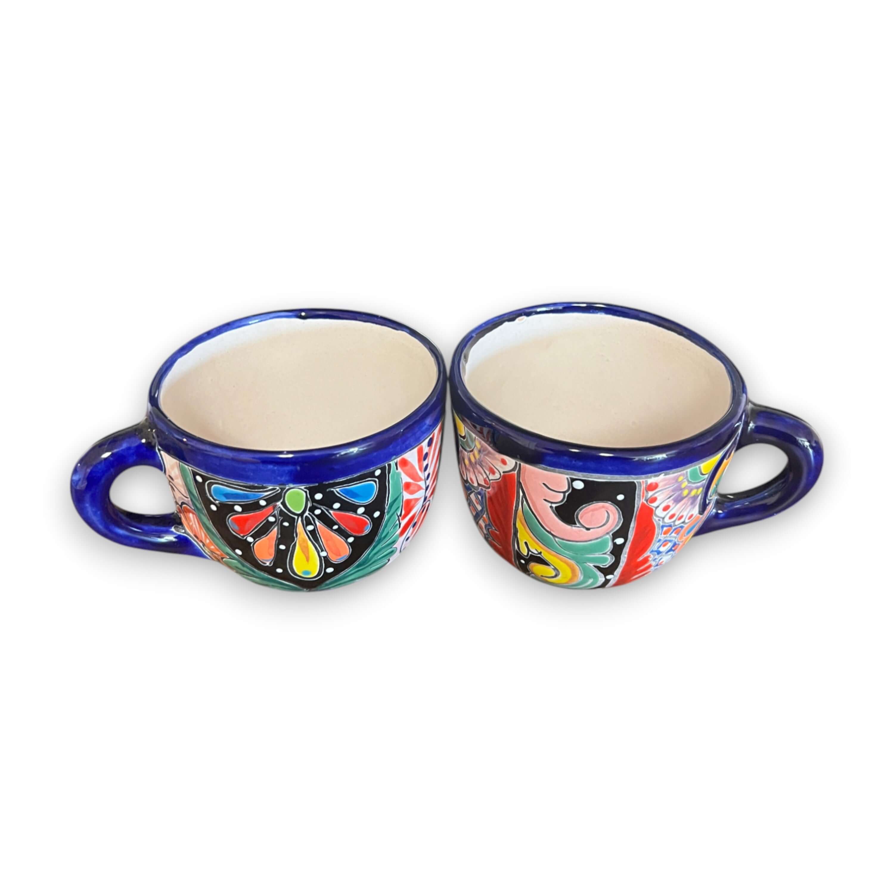 Taza de Café Talavera | Taza de Cerámica Mexicana Pintada a Mano