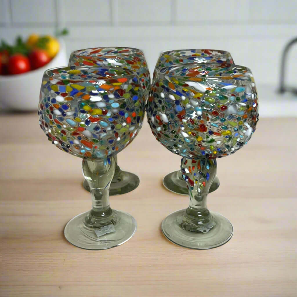 Copa Margarita Mexicana | Recipiente para Peces Confeti Guijarro