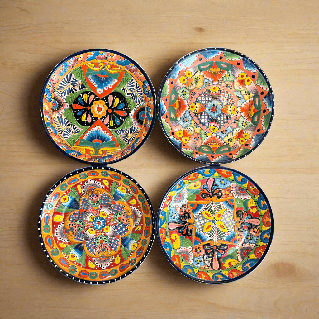 Plato de cena Talavera de 11.5" | Vajilla Mexicana Vibrante