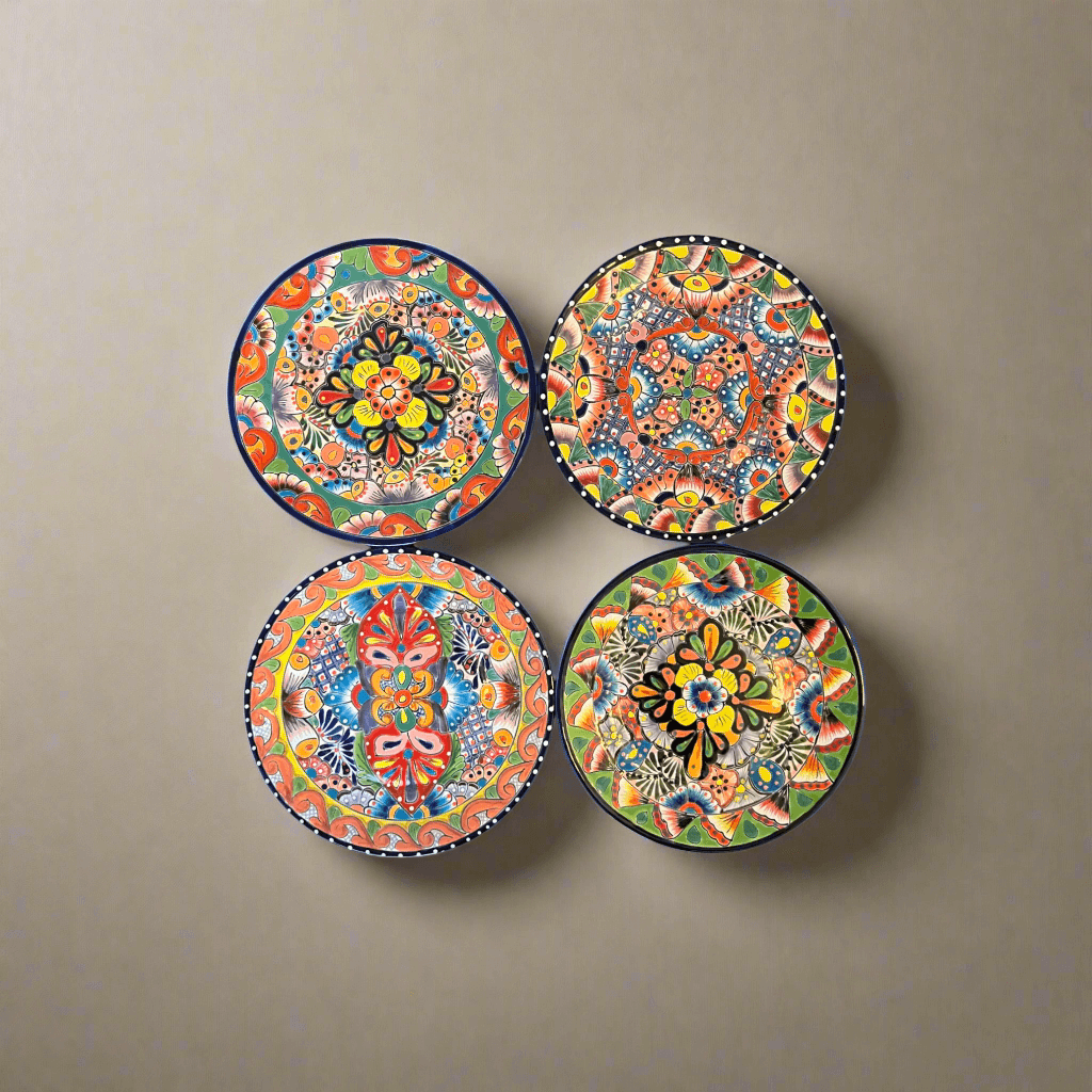 Vajilla de Talavera Colorida | Juego de 24 piezas para 8 personas