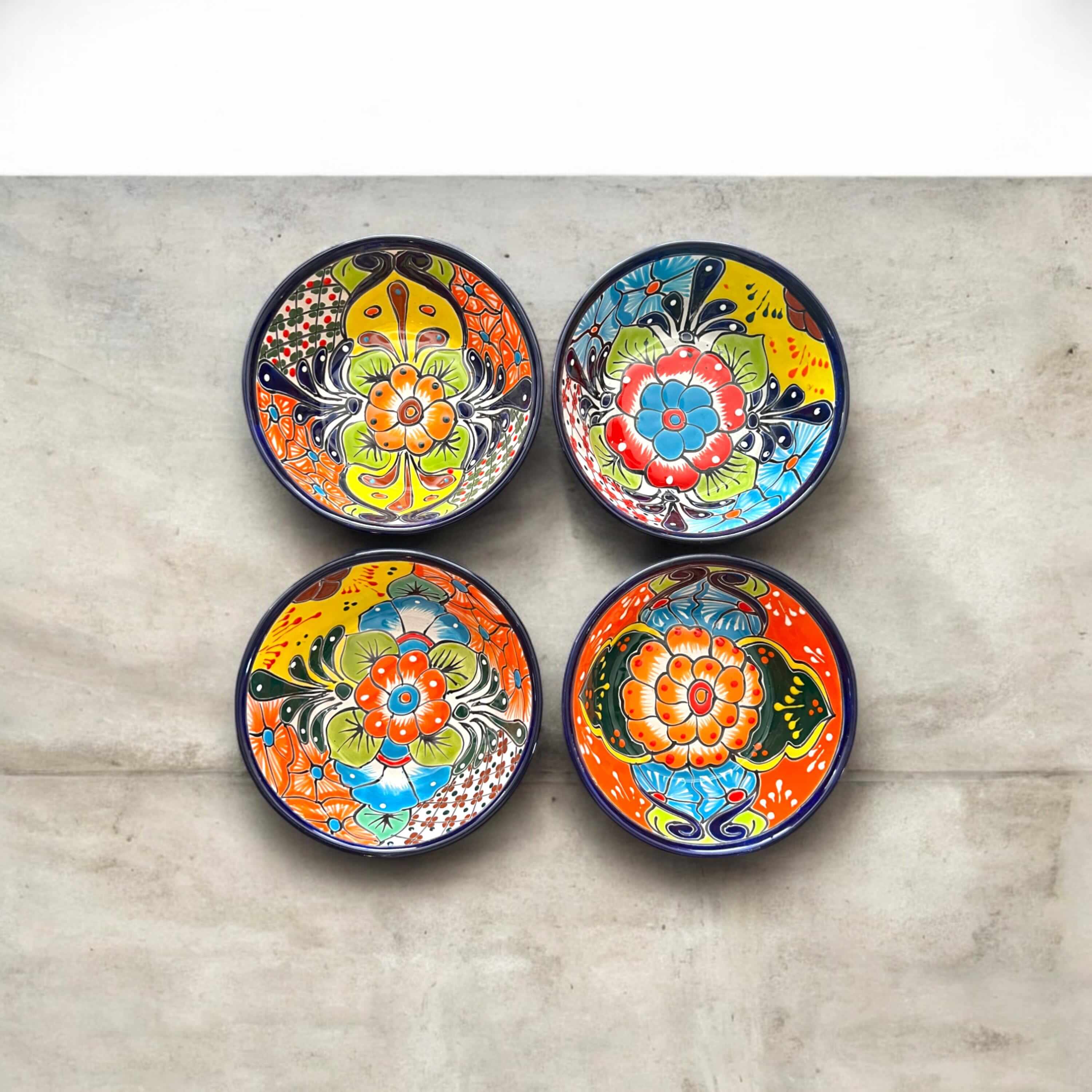 Tazón de sopa Talavera de 7.5" | Vajilla mexicana hecha a mano
