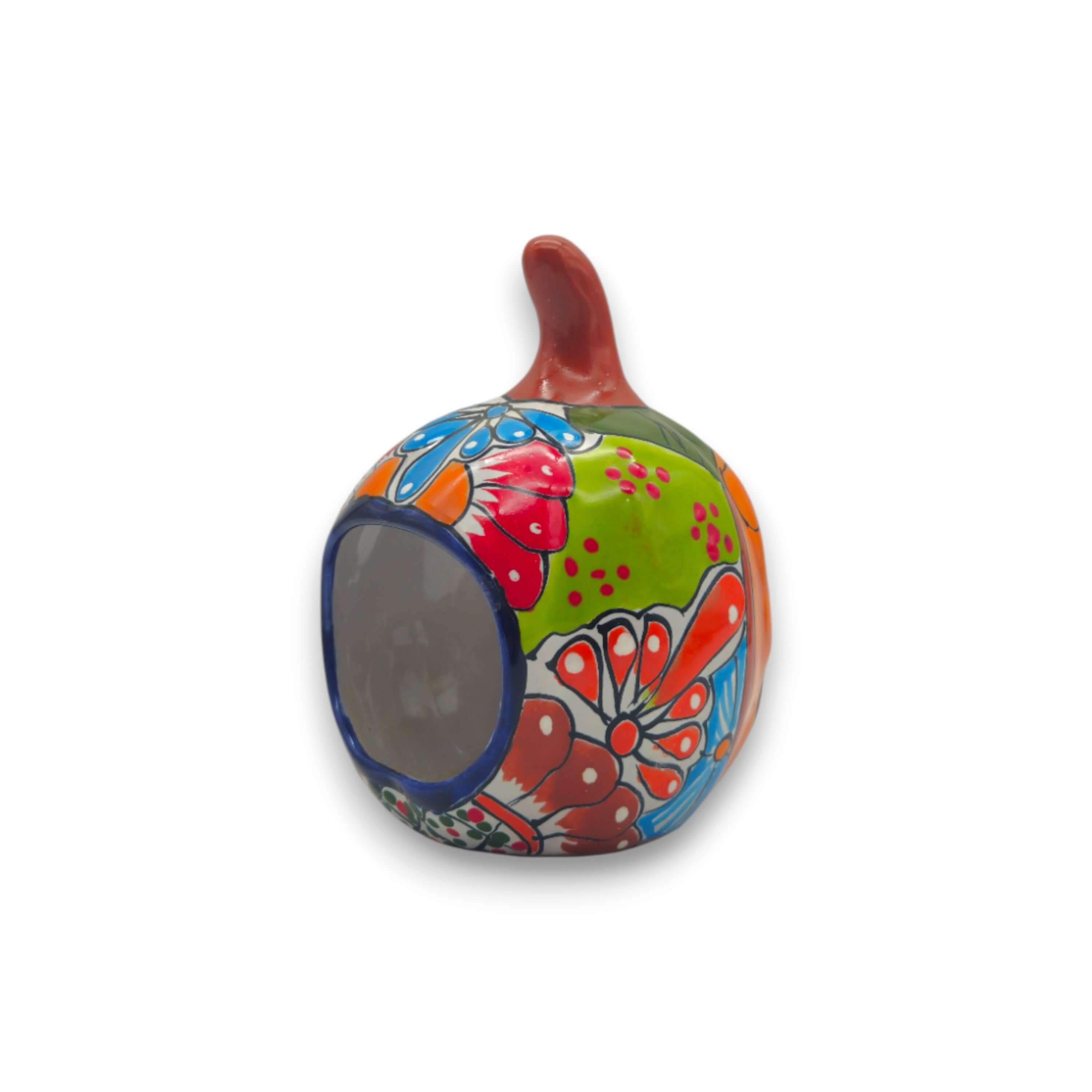Calabaza Talavera hecha a mano | Decoración mexicana de Halloween