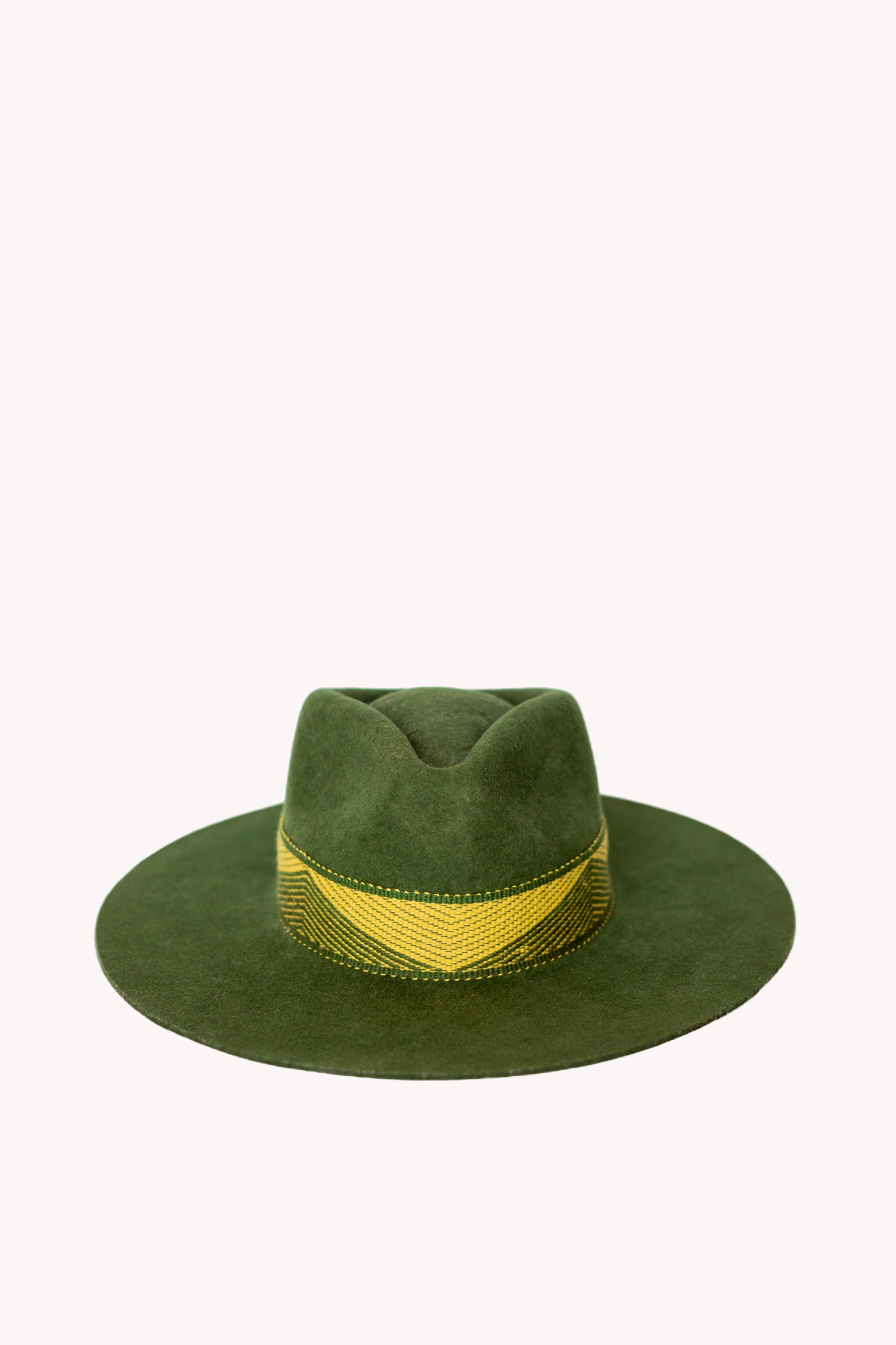 Sombrero vaquero verde cazador