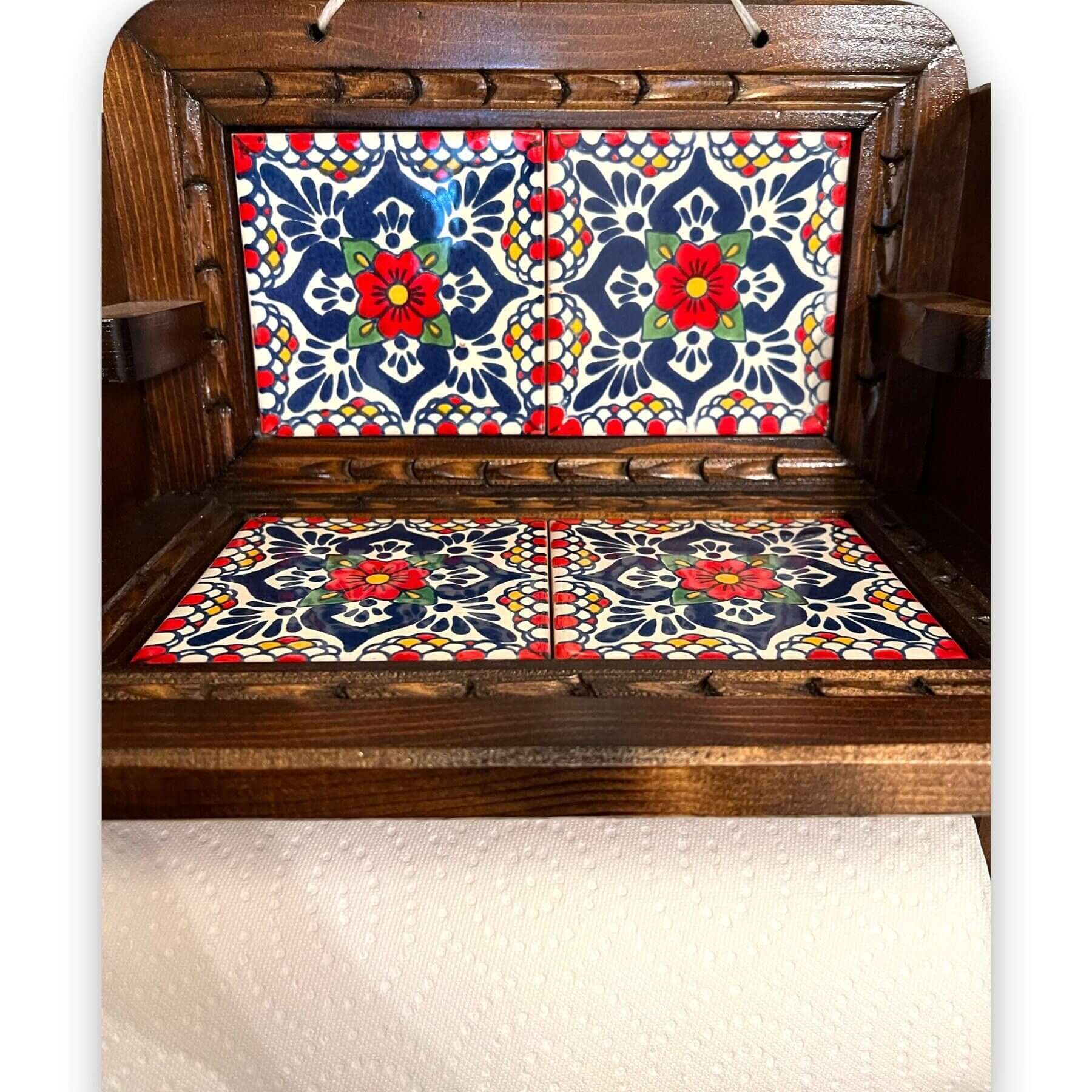 Decoración de Pared Talavera Personalizada | Portarrollos de Papel Personalizado