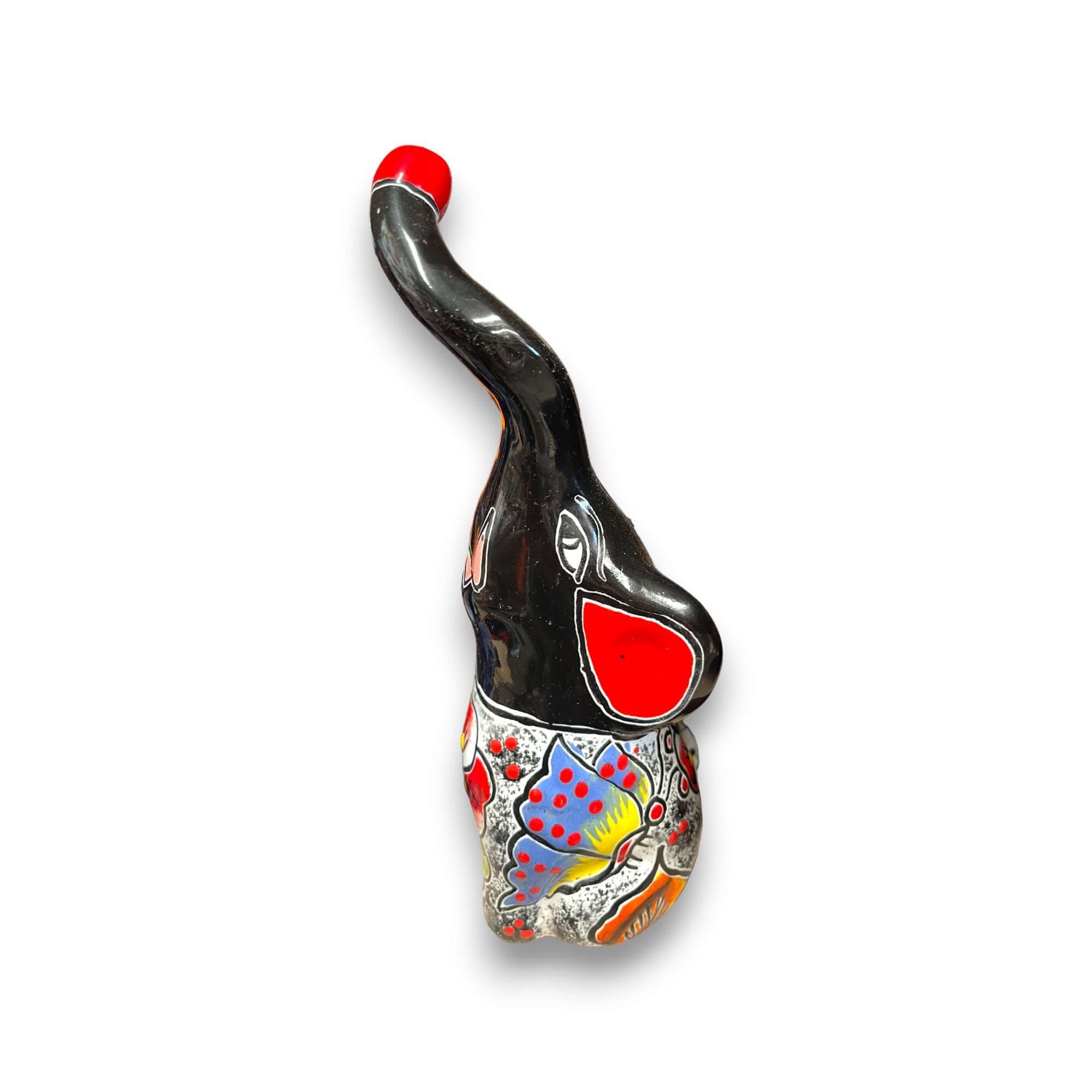 Estatua de elefante de Talavera | Arte colorido pintado a mano