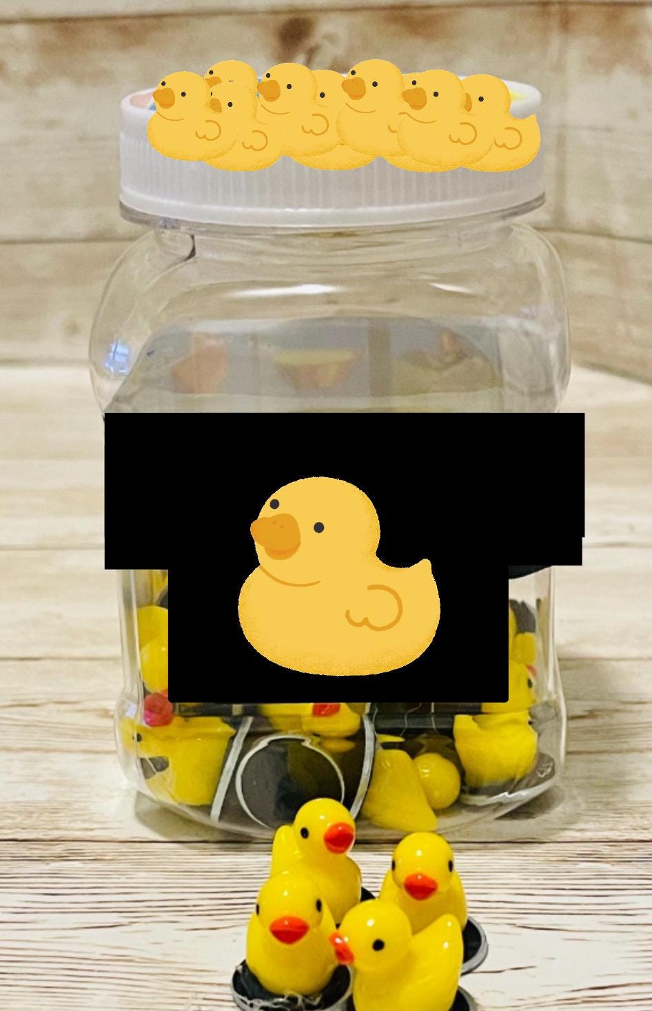 Fichas Magneticas de Patitos con Pala Magnetica Resin Filler Cards Duckies Chips with Magnetic Wand for Bingo