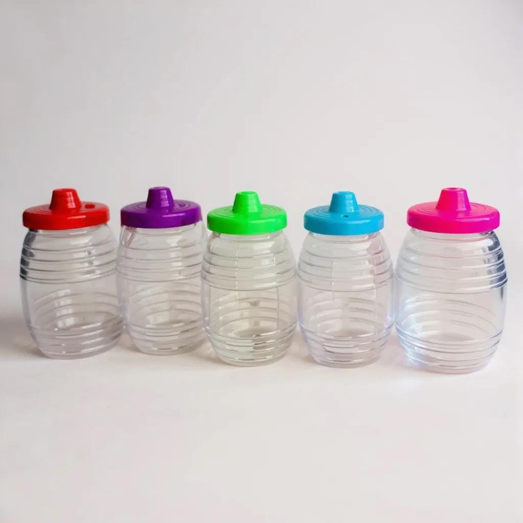 24 Vitroleros with Straw Lid Holes (16 oz) 24 Vitroleros con Ollo para Popote