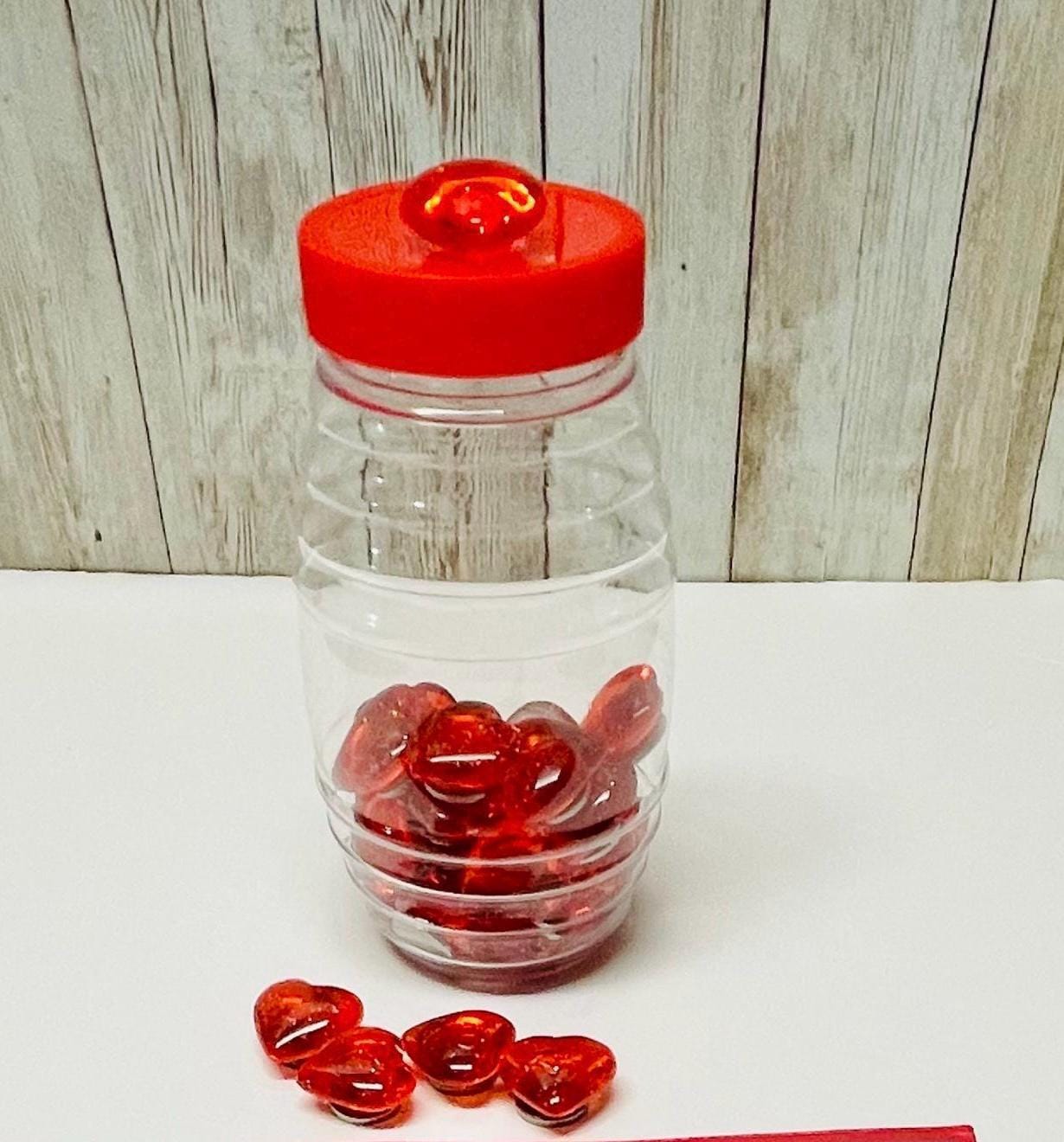 40 Fichas Magneticas de Corazonsitos con Pala Magnetica 40 Magnetic Heart Chips and Wand to Play Bingo