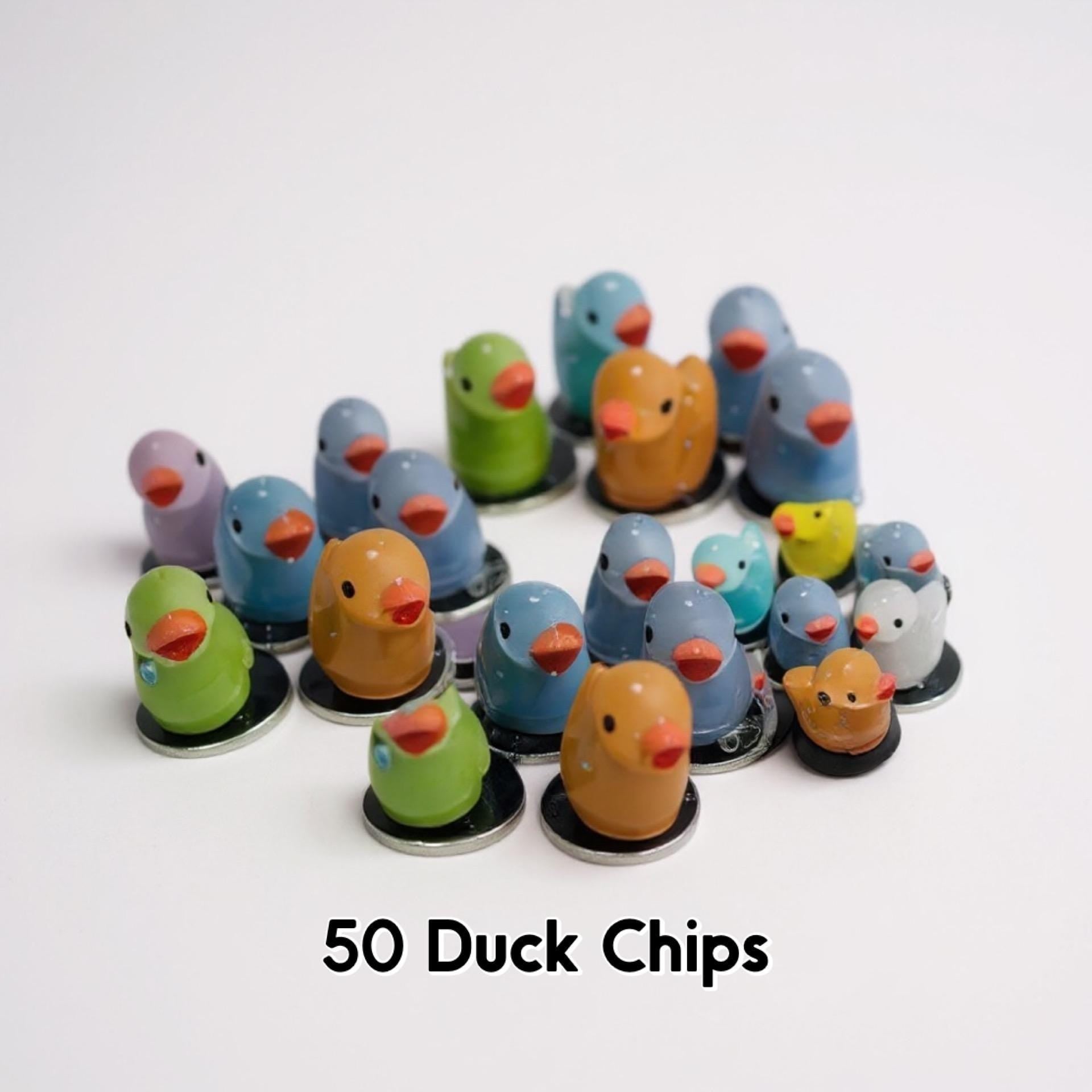 50 Fichas Luminosas Magneticas Para Bingo con Pala Magnetica 50 Luminous Resin Chips & Wand for Bingo