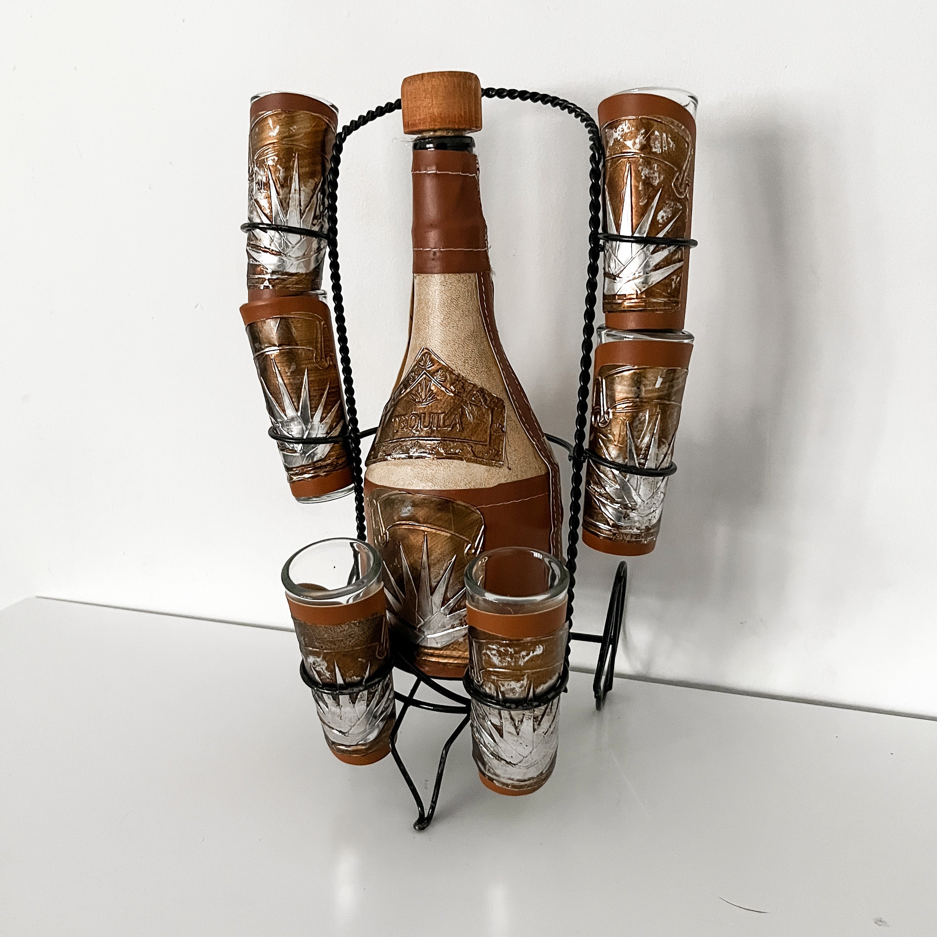 Tequilero de 6 vasos de chupito