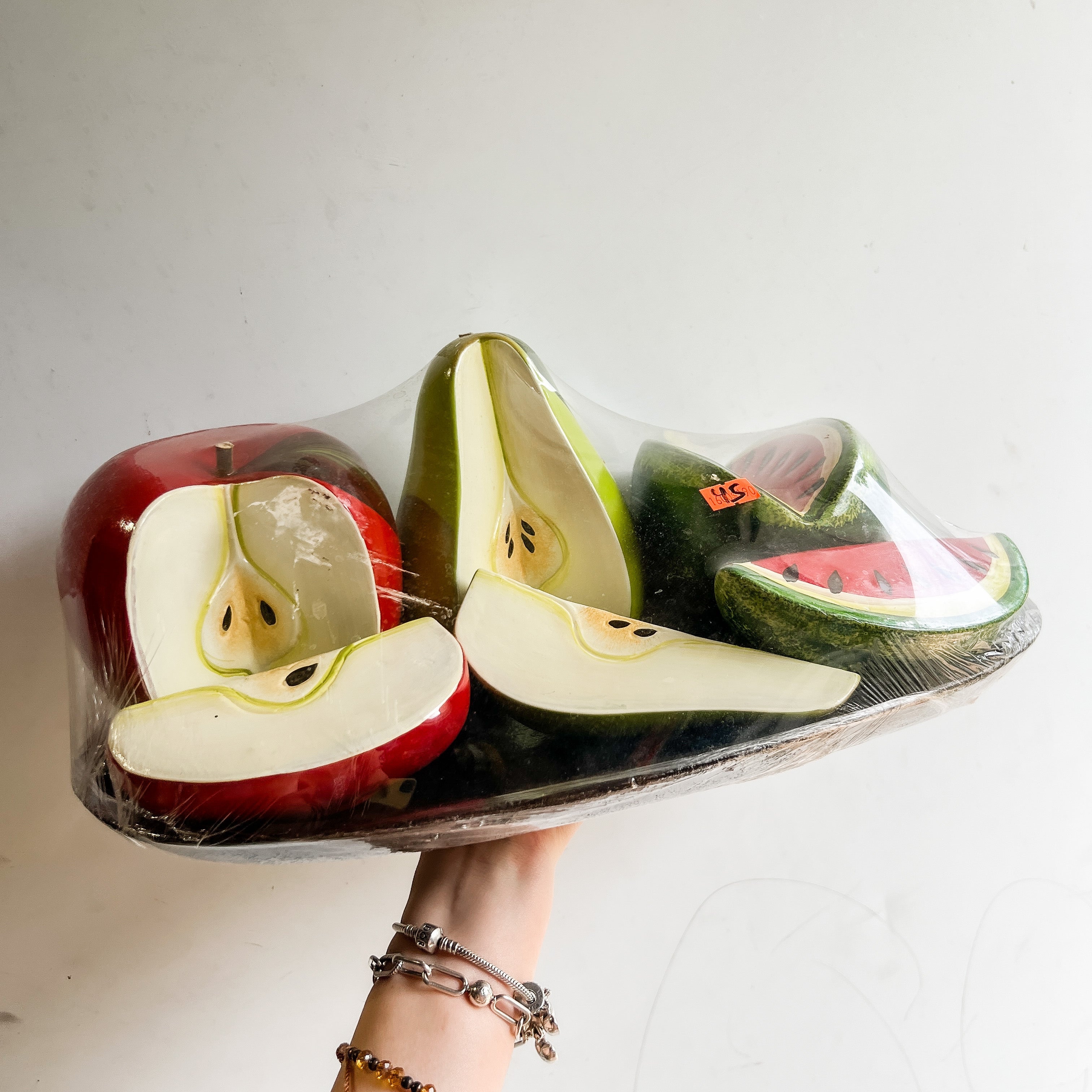 Centro de mesa de frutas, juego de 3