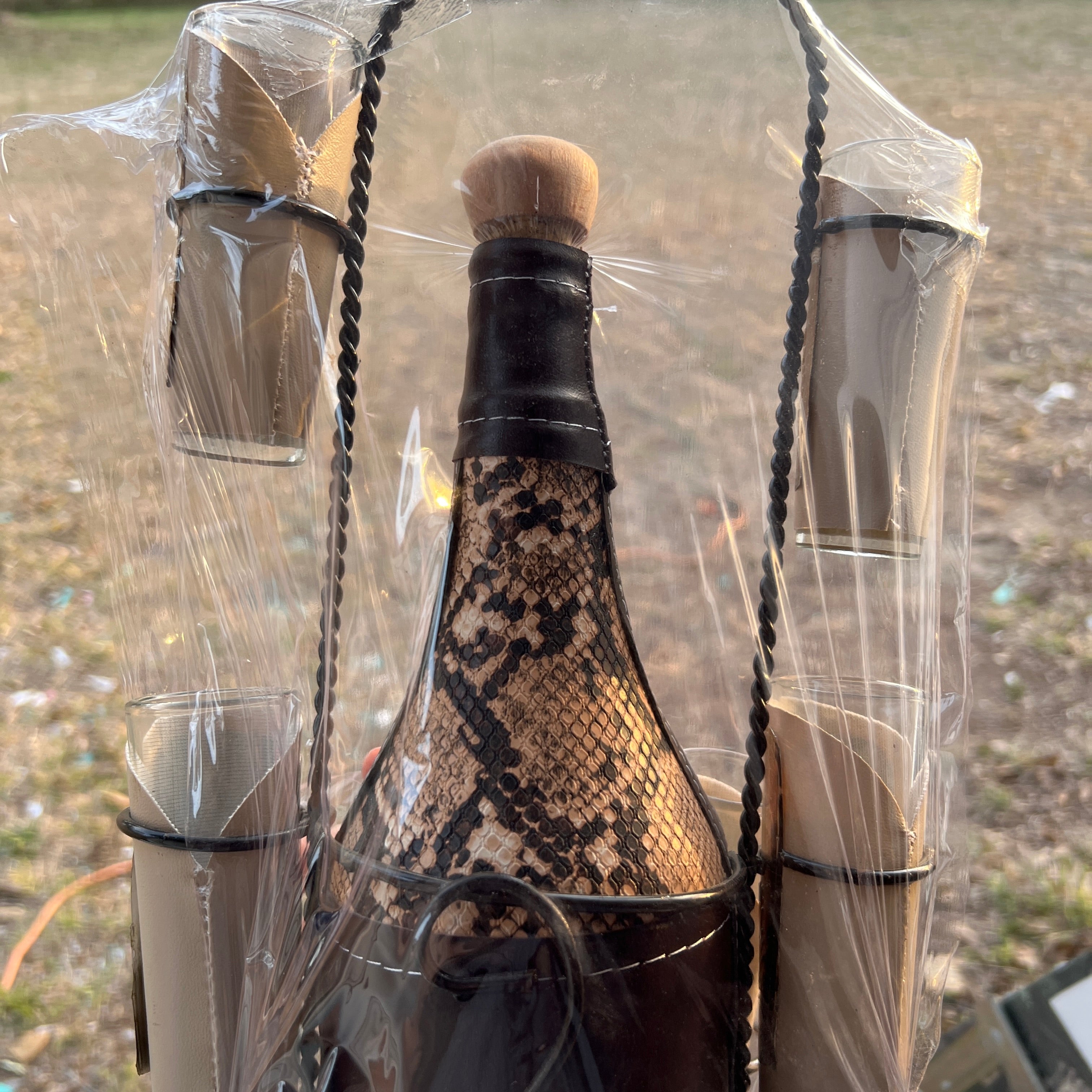 Tequilero de 6 vasos de chupito