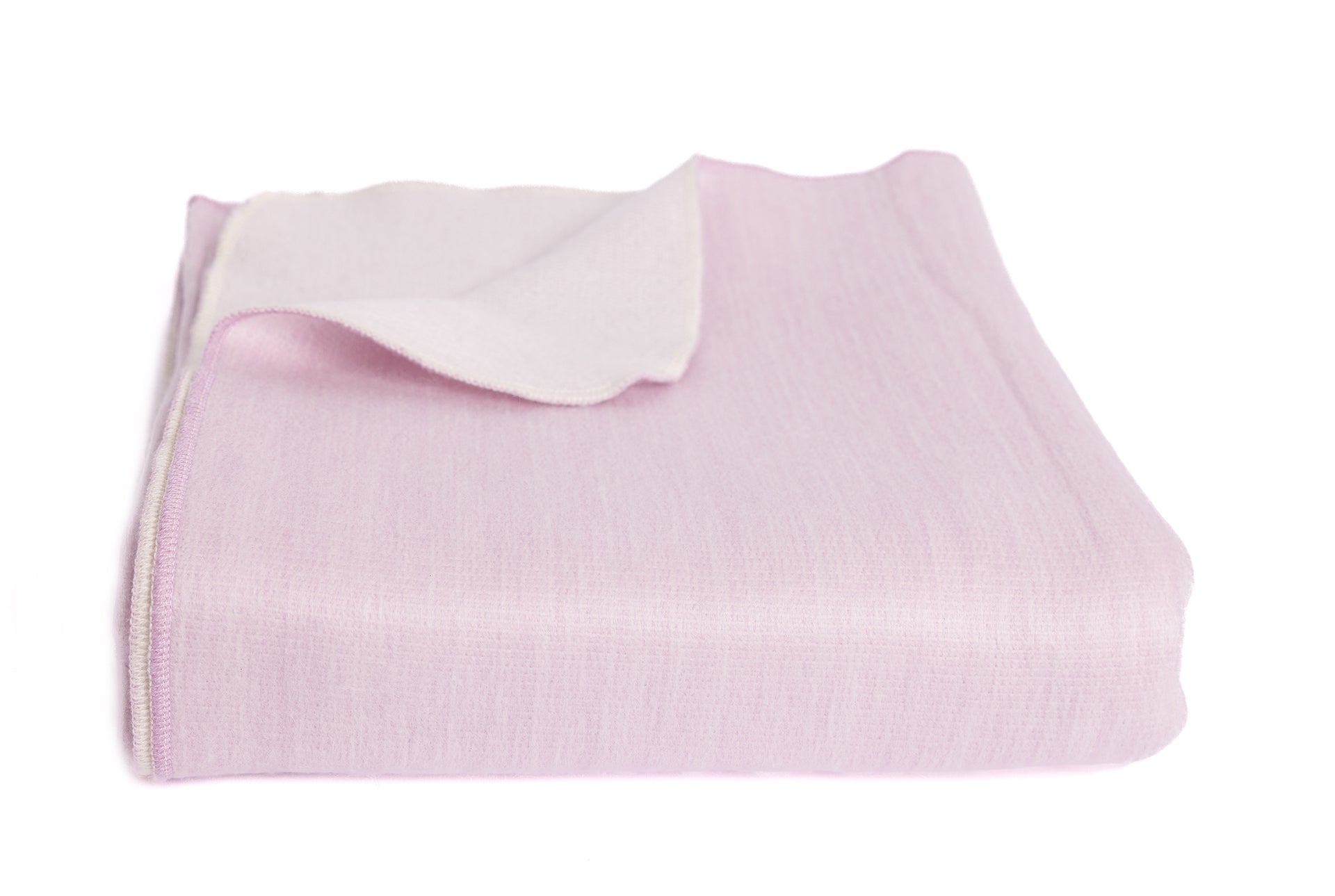Kani Collection - Handwoven Reversible Lavender & White Alpaca Throw Blanket From Ecuador