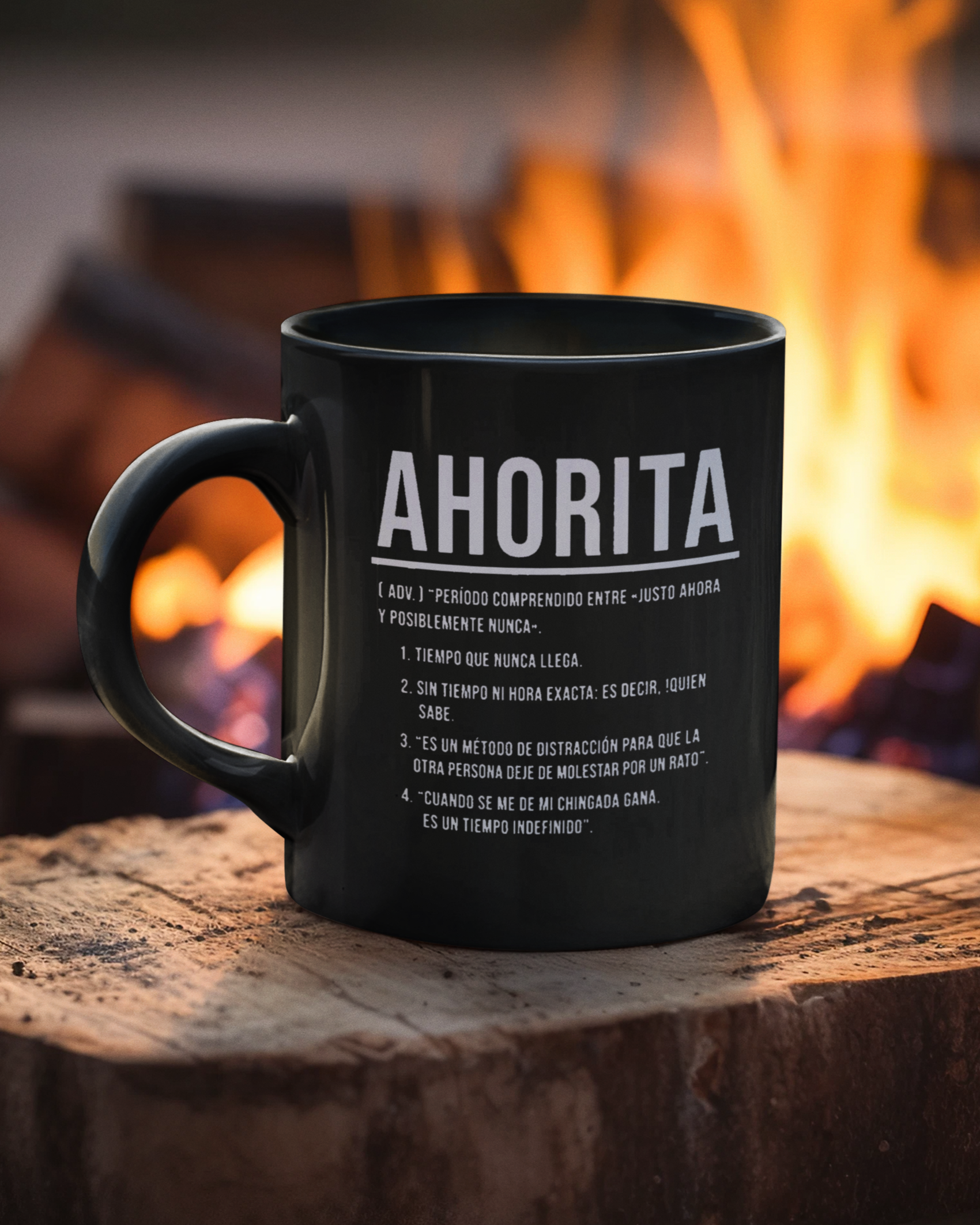 AHORITA Definición, El Tiempo Que Nunca Llega Taza de Café | Productos Latinos Virales y Divertidos | 11 o 15 Onzas