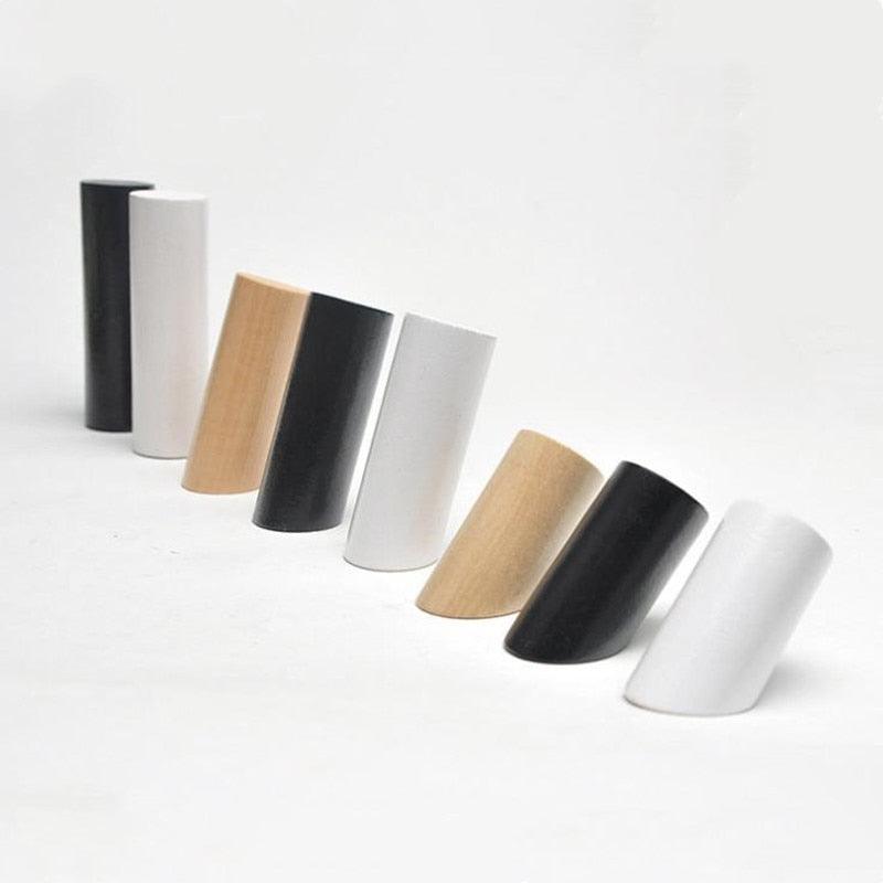 Natural Wood Clothes Hanger Wall Mounted Coat Hook Decorative Key Holder Hat Scarf Handbag Storage Hanger Bathroom Rack  New Simple Modern Solid Wood Hook Wall Hanging Decoration