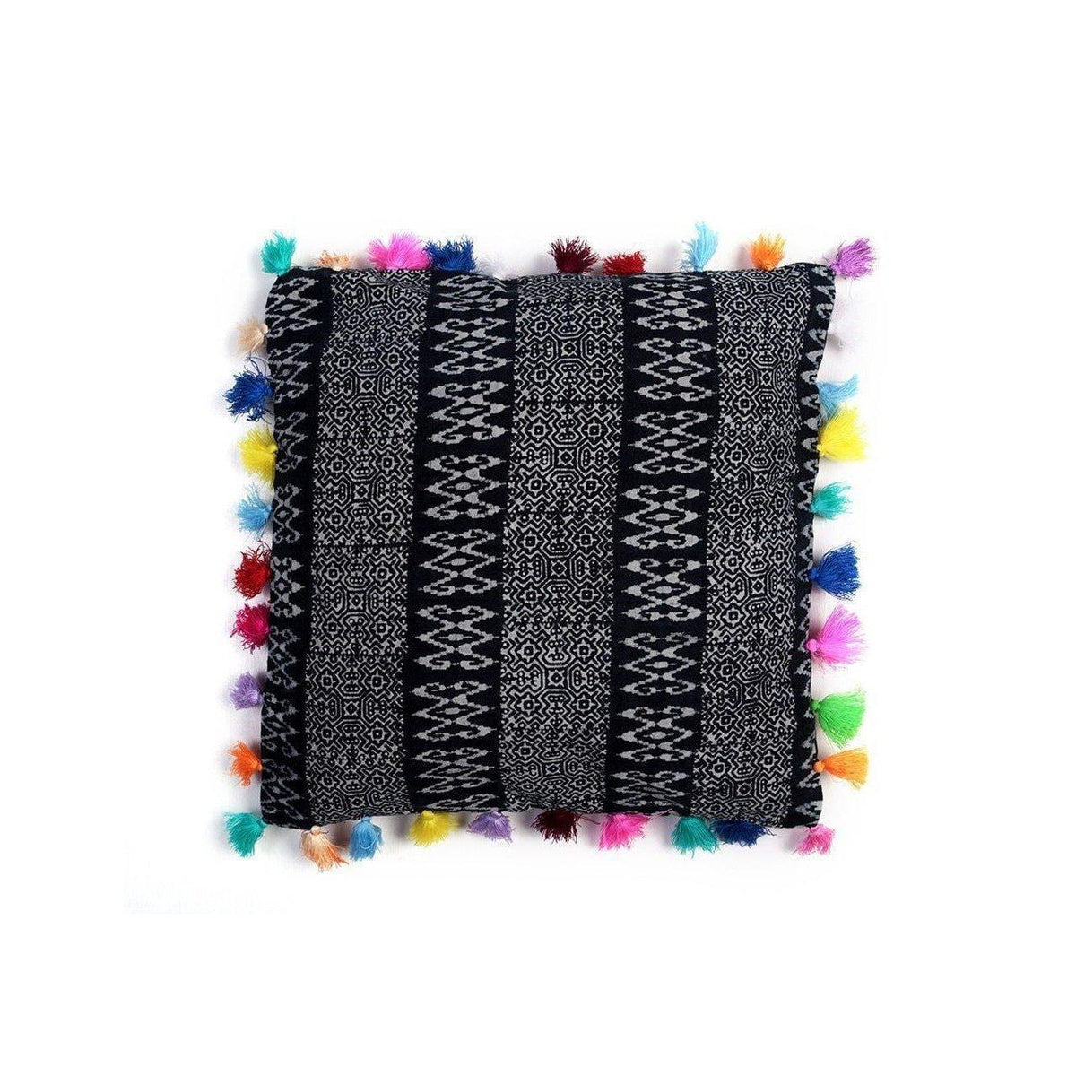 Oasis Multi Tassel Batik Pillow Cover - Thailand