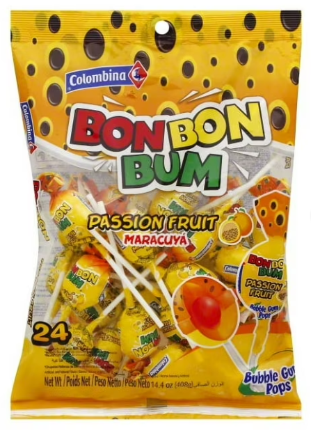 BON BON BUM Passion fruit - 24 count