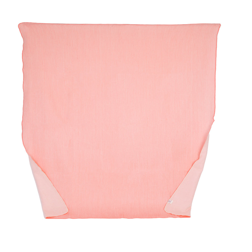 Kani Collection - Handwoven Reversible Pink & White Alpaca Throw Blanket From Ecuador