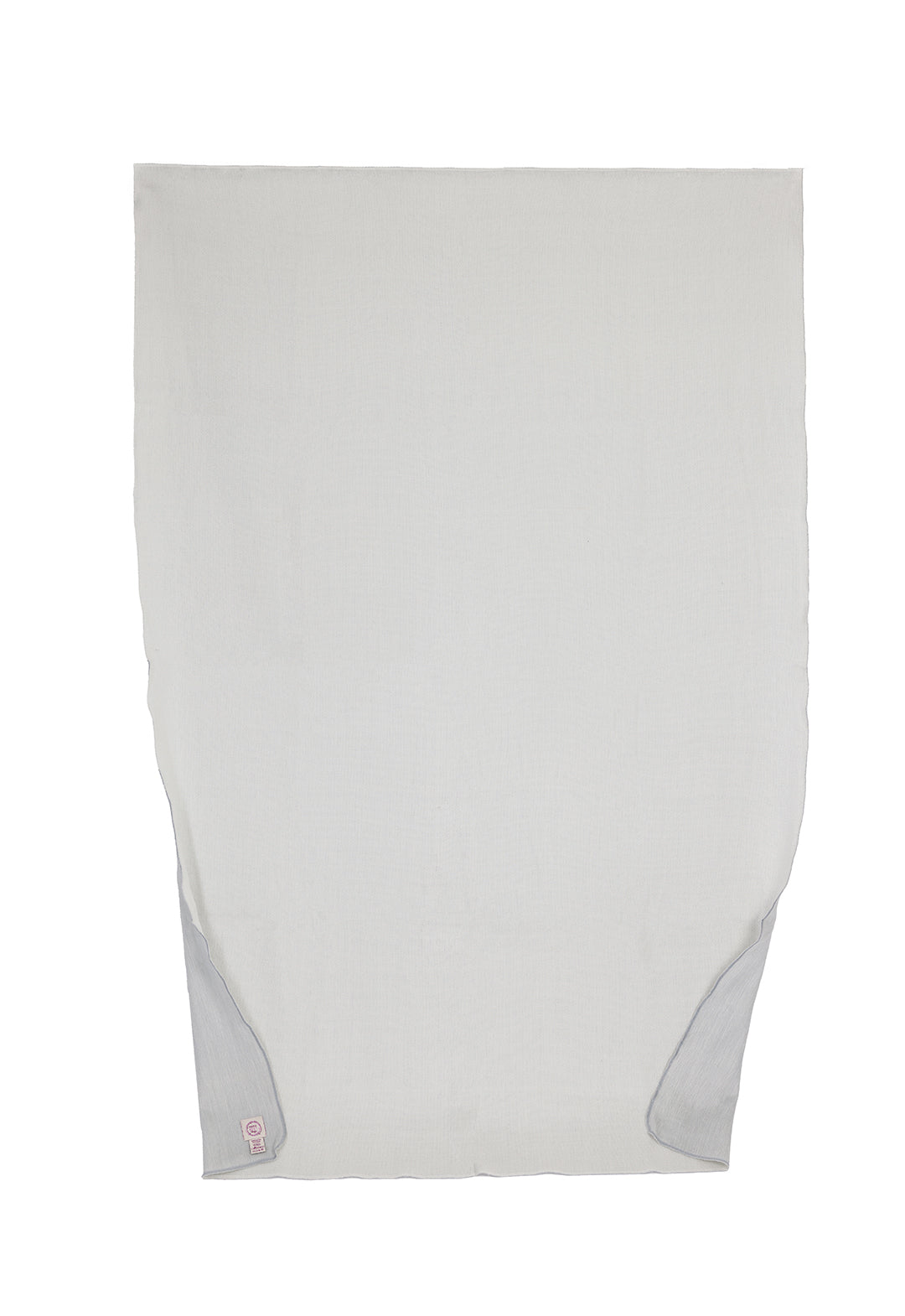 Kani Collection - Handwoven Reversible Glacier Gray & White Alpaca Throw Blanket From Ecuador